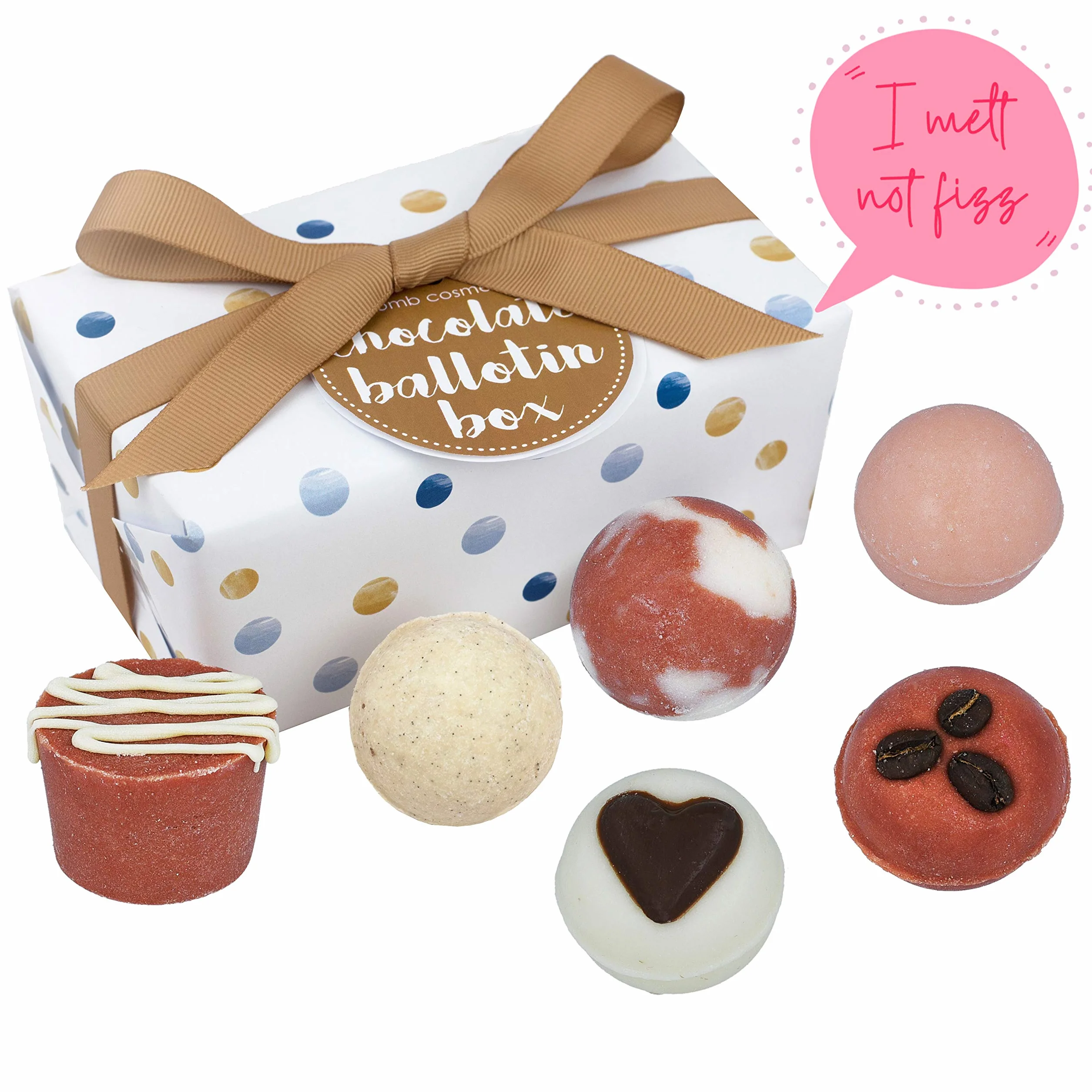 Bomb Cosmetics Chocolate Bath, Zestaw Prezentowy, 6 Sztuk