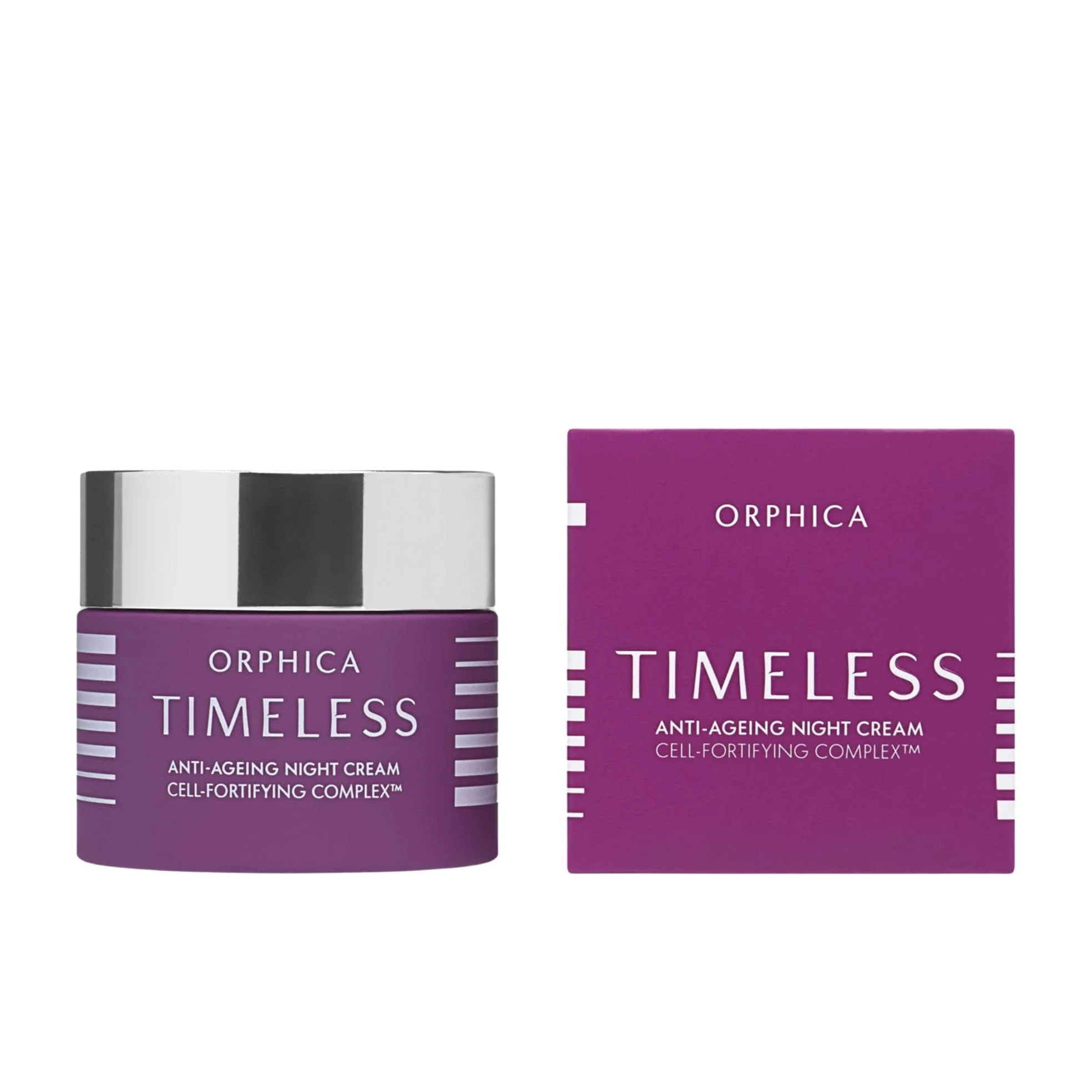 Orphica Timeless – Krem Przeciwstarzeniowy na Noc – 50 ml, Redukcja Zmarszczek, Intensywne Nawilżenie, Regeneracja i Ujędrnienie Skóry, Stymuluje Produkcję Kolagenu, Anti-Ageing