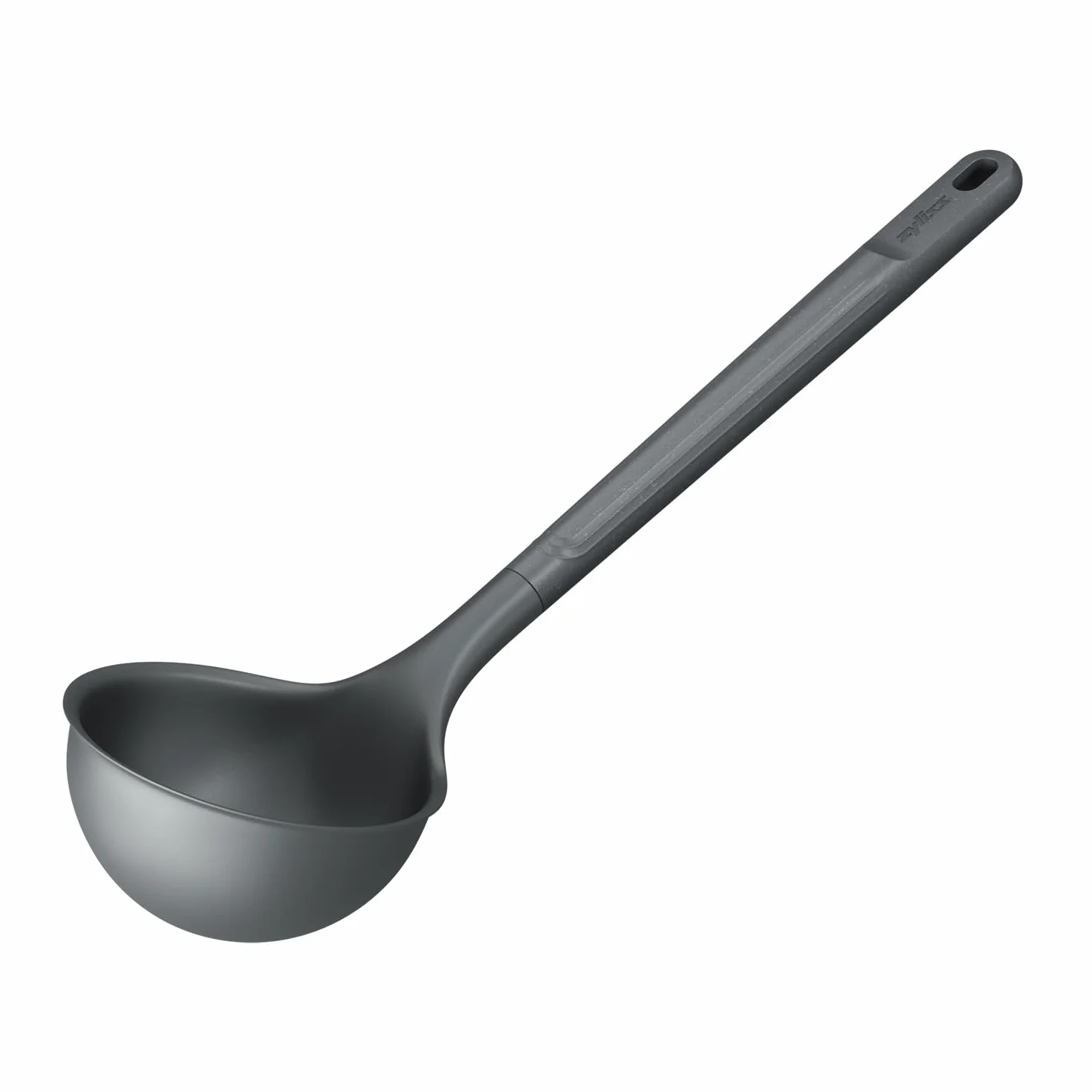 Zyliss Duża chochla zrównoważona słoma pszeniczna nylon łyżka do zupy 31 cm szary