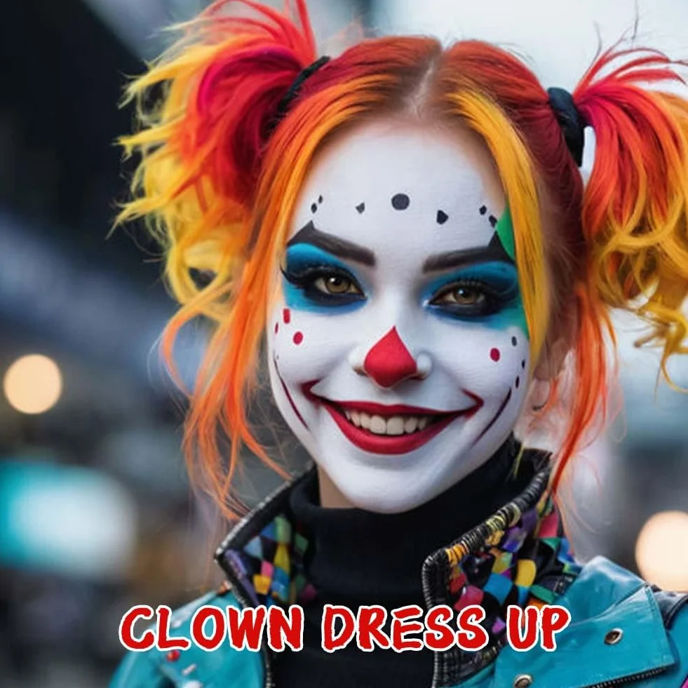 AOOWU Farba do ciała i twarzy, 3 kolory Halloween Farby Twarz, Clown Makijaż Halloween, Tłusta farba do twarzy Dorośli Dziecko, Zestaw do makijażu Halloween Karnawał Festiwal Clown Vampire Cosplay