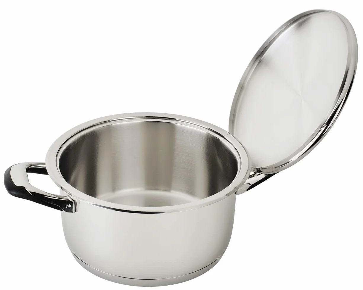 Garnek do gotowania ze stali nierdzewnej 18/10 z termometrem 6L ECOVITAM