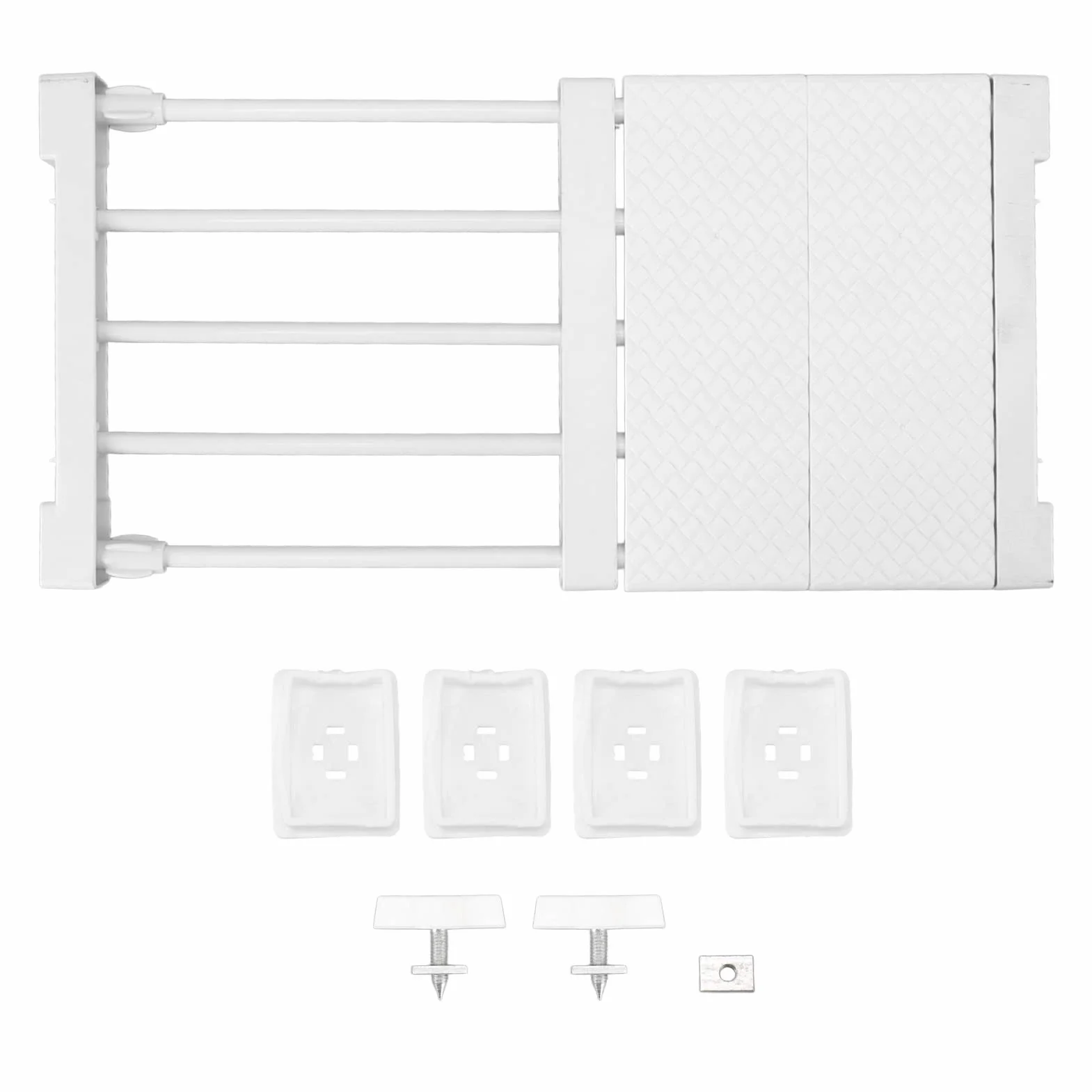 Półka Napinająca Deosdum, Rozkładana Regulowana Przegroda do Szafy 24cm Szerokość Organizer do Szafy Regał Magazynowy Separator(Length 30‑40cm/11.8‑15.7in)