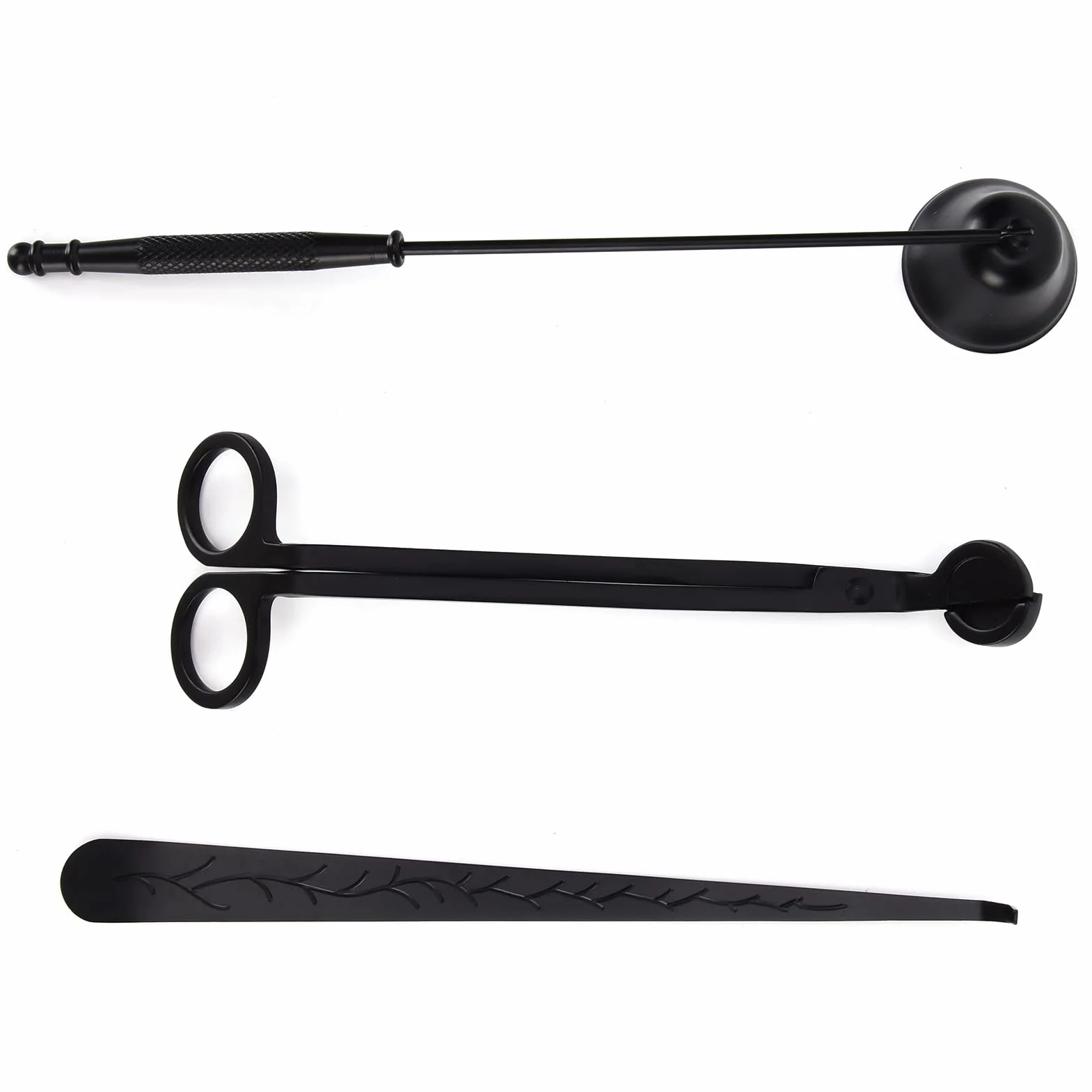 Havdalah Candle Snuffer Czarny Zestaw Akcesoriów