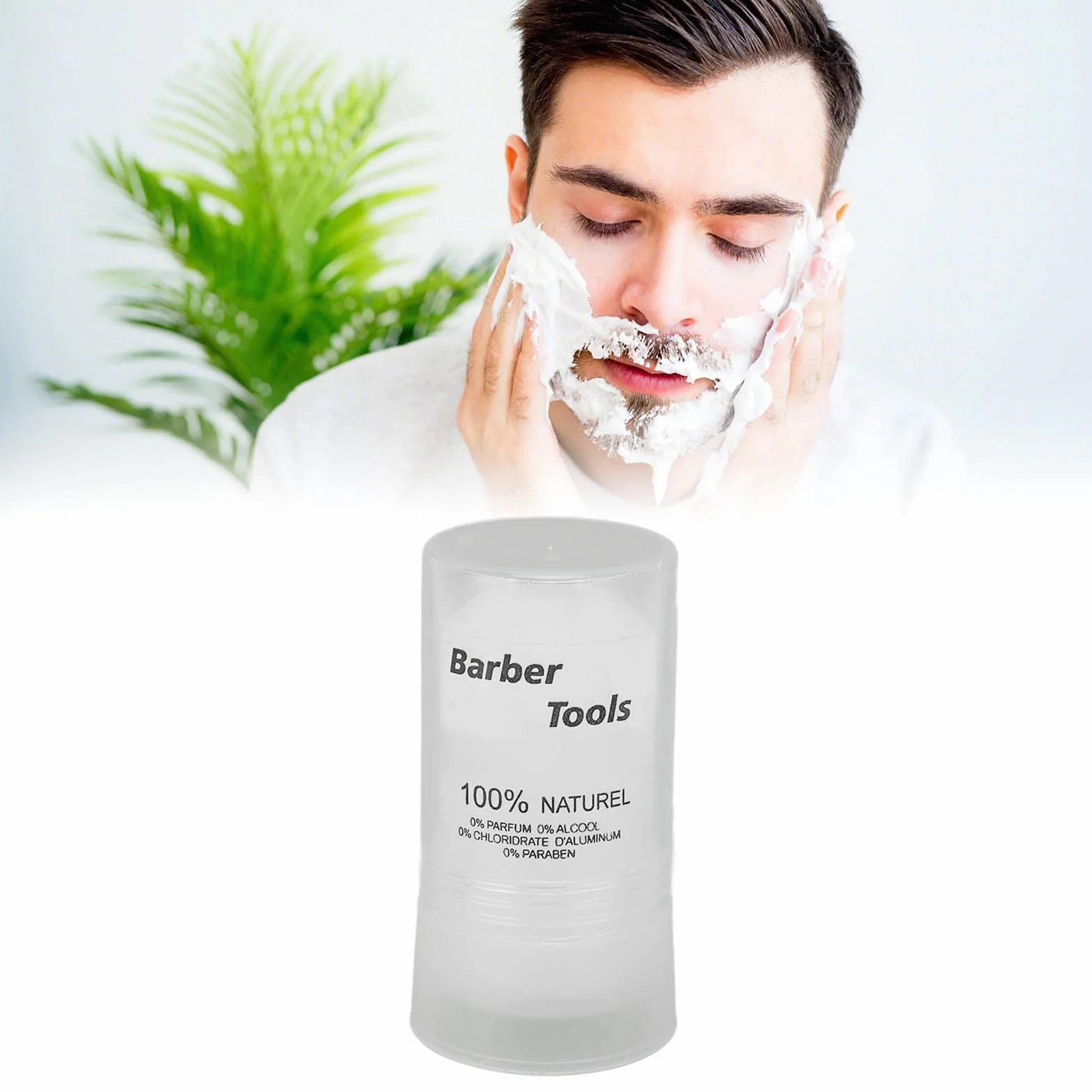 Alum Stick Post Shave Stone dla Mężczyzn Kojąca Ulga dla Skóry Home Travel Portable 3,5 Uncji