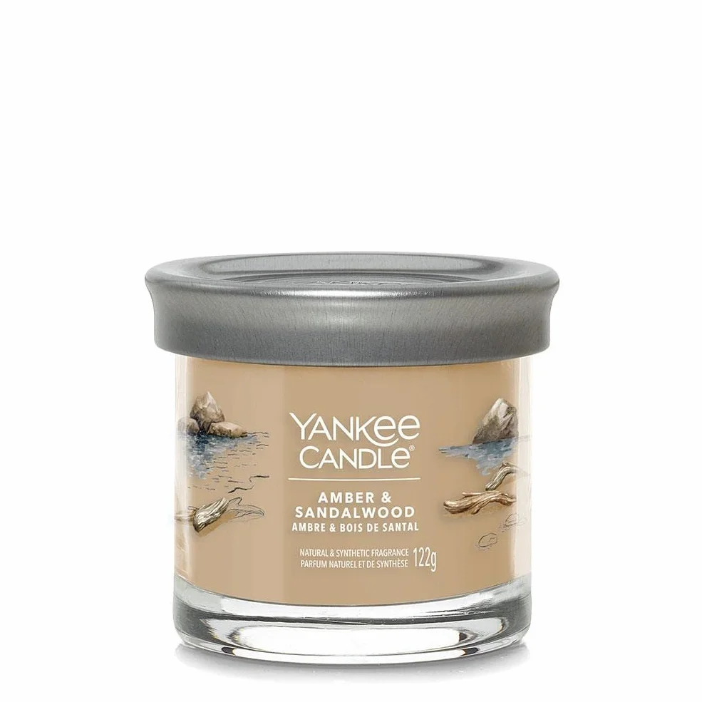 YANKEE CANDLE Podpis Small Tumbler Amber Sandalwood