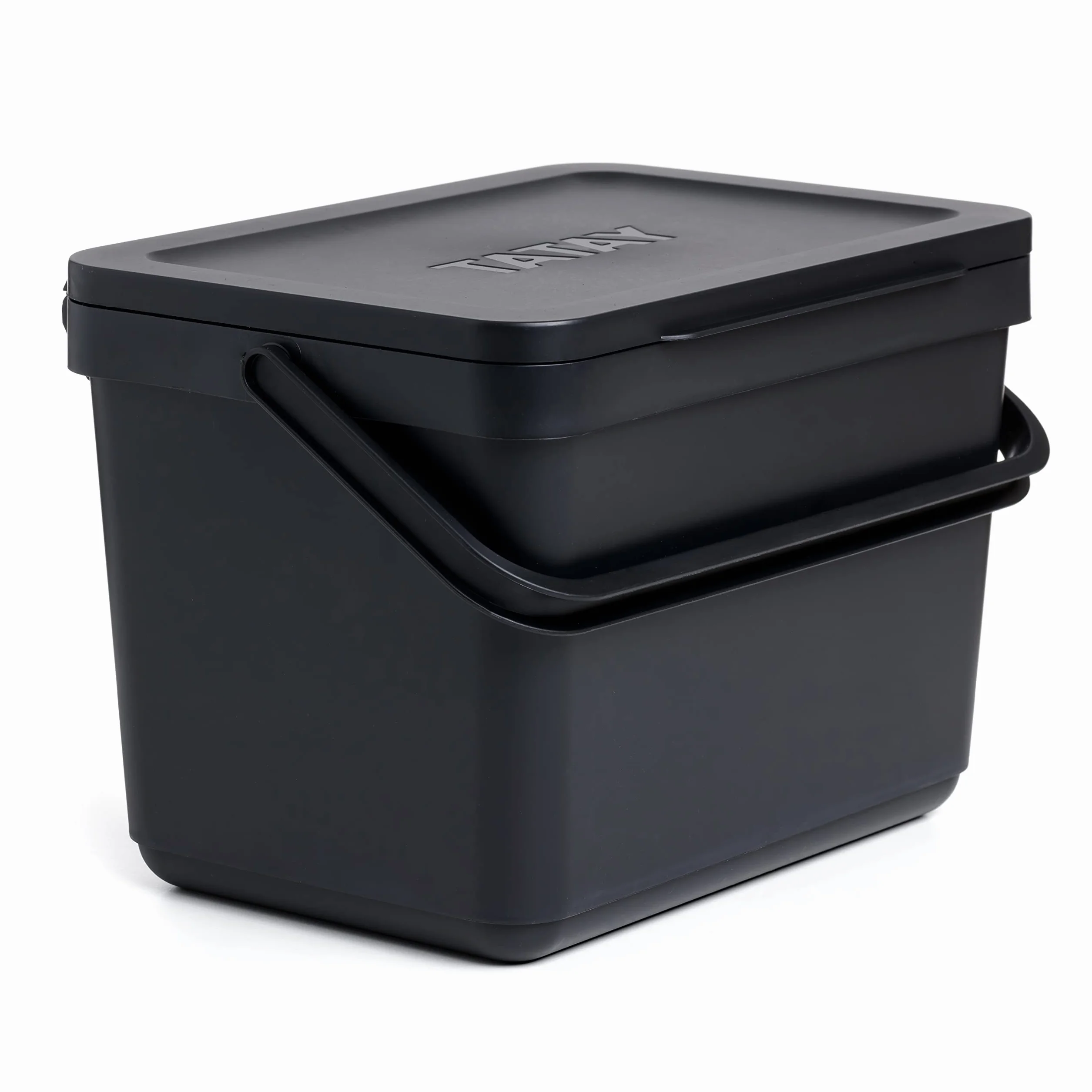 TATAY Pojemnik na kompost kuchenny 6 l polipropylen czarny 26,5 x 19 x 18,5 cm