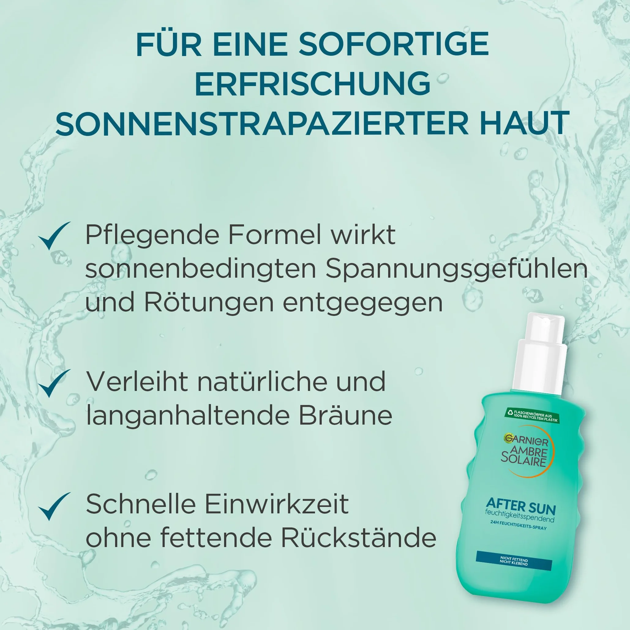 Garnier Ambre Solaire After Sun Spray, nawilża i przedłuża opaleniznę, 150 ml