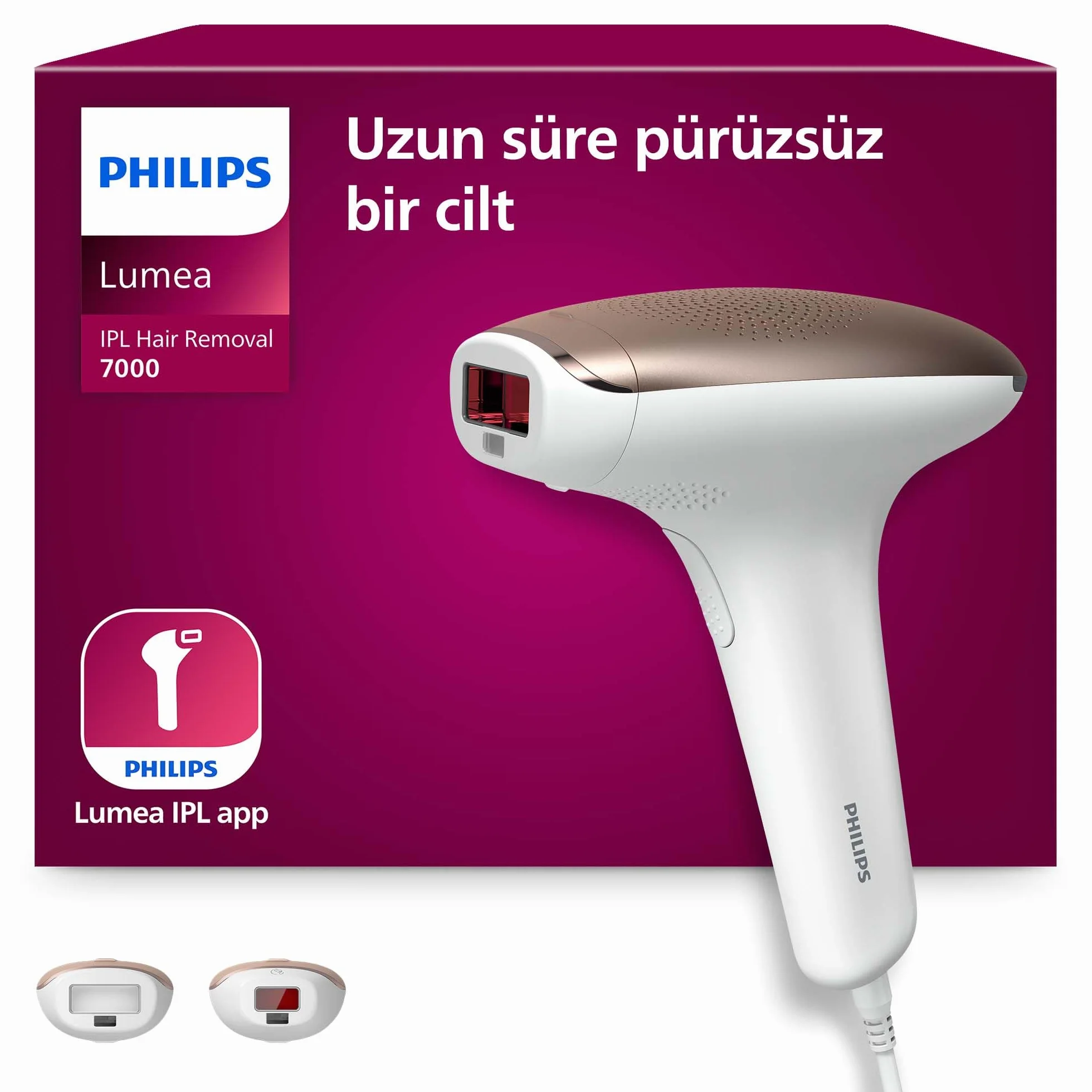 Philips Lumea Depilator Laserowy, Biały/Złoty