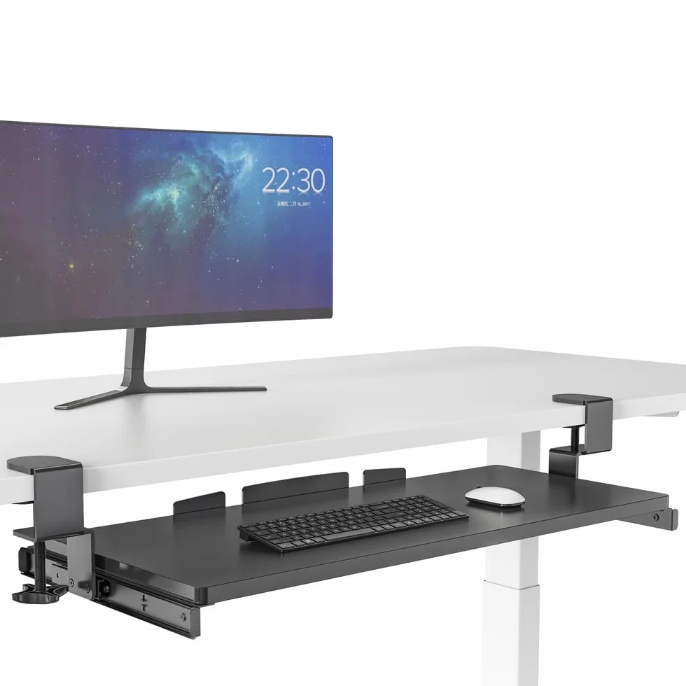 hjh OFFICE Wysuwana półka na klawiaturę VM-KB ergonomiczny czarny