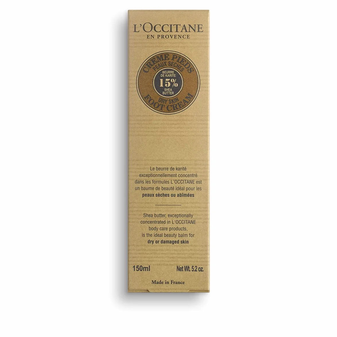 L'OCCITANE - Krem do stóp Shea - 150 ml - Skóra sucha - Wyprodukowano we Francji