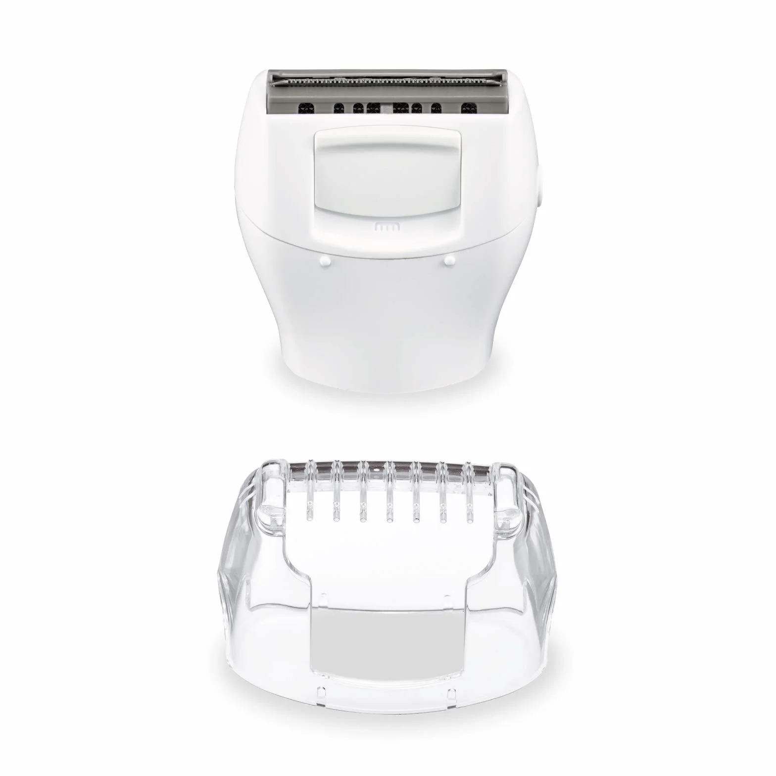 Panasonic ES-2D01 nasadka do golenia do depilatora z serii EL (3w1: głowica goląca, trymer, grzebyk do linii bikini, na mokro lub sucho), biała