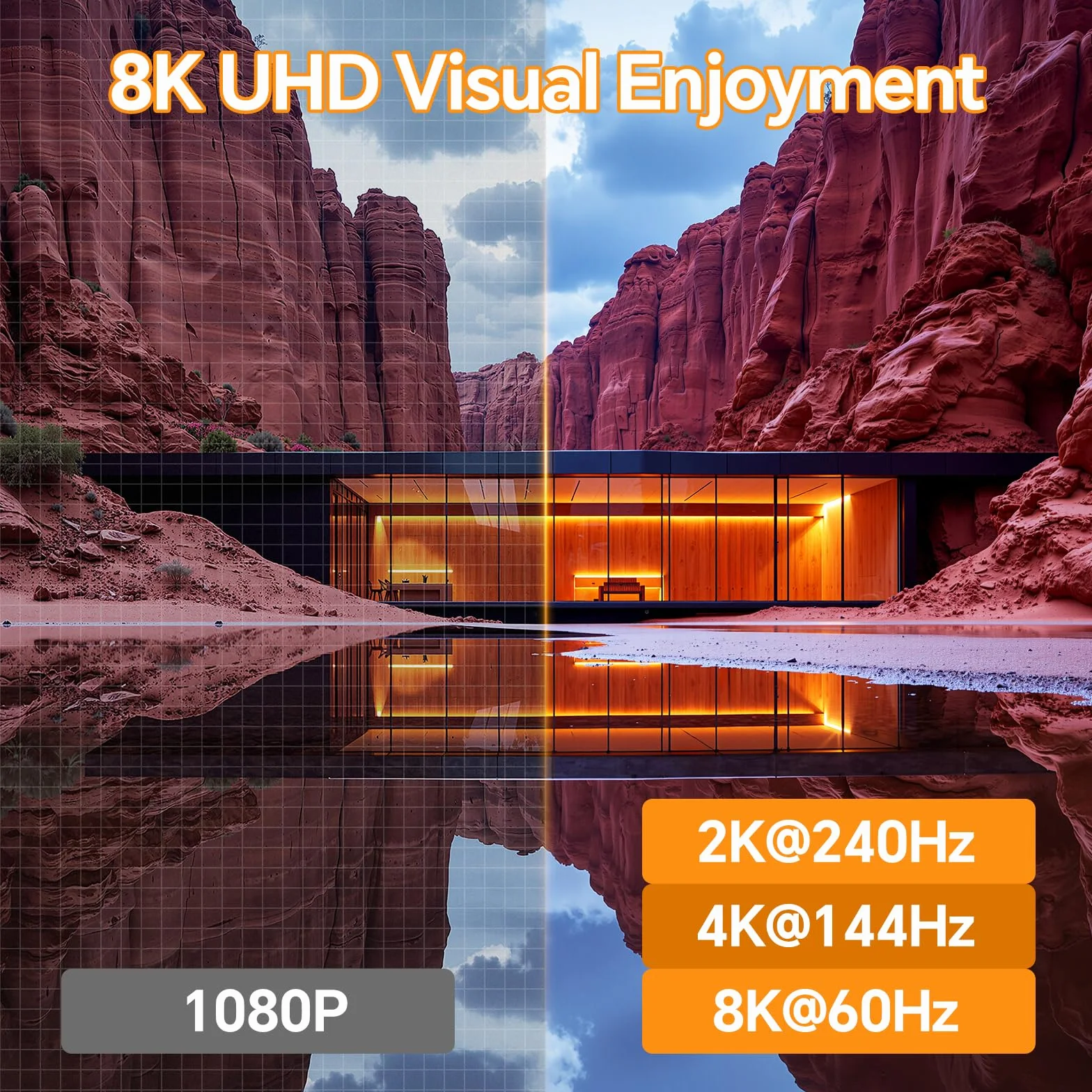 KVM Switch 3 PC 3 monitory 8K 60 Hz / 4K 144 Hz, Displayport 1.4 HDMI 2.1 USB 3.0 KVM przełącznik Triple Monitor do 3 PC części myszy, klawiatury, przewodowy pilot (8K HDMI DP 3 w 3 out