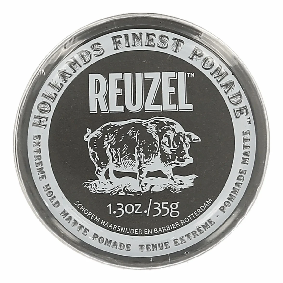 Reuzel Extreme Hold Matte Pomade - Men's Concentrated Wax Formula with Natural and Organic Hold - Vegan Defining and Thickening Product that's Easy to Apply and Remove - Original Fragrance - 35 g