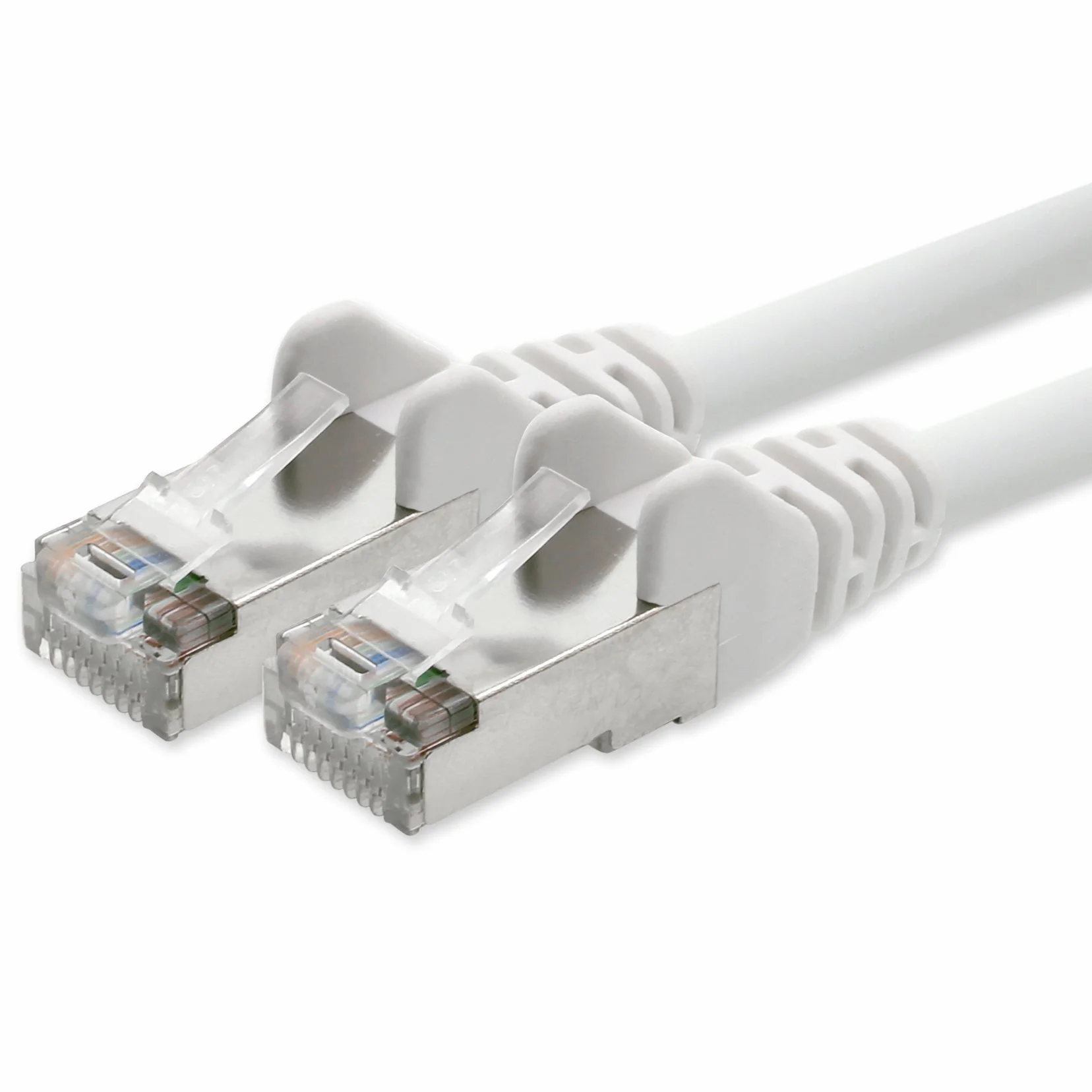 1aTTack CAT5 SFTP kabel sieciowy Ethernet LAN z 2 x RJ45 15 m - biały