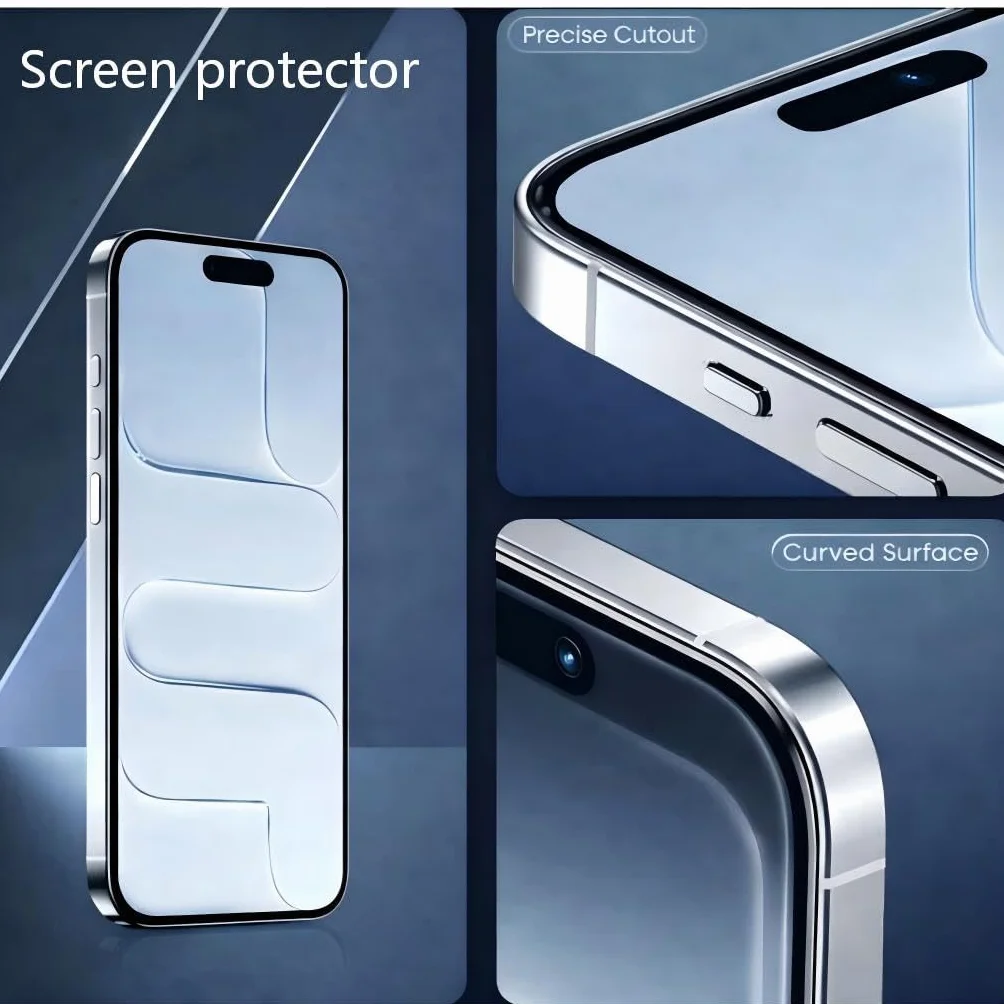 3 szt. pancerna folia ochronna ze szkła hartowanego do iPhone 17 Air Screen Protector folia ochronna na ekran odporna na zarysowania twardość 9H HD folia ochronna na wyświetlacz 6,5 cala szkło