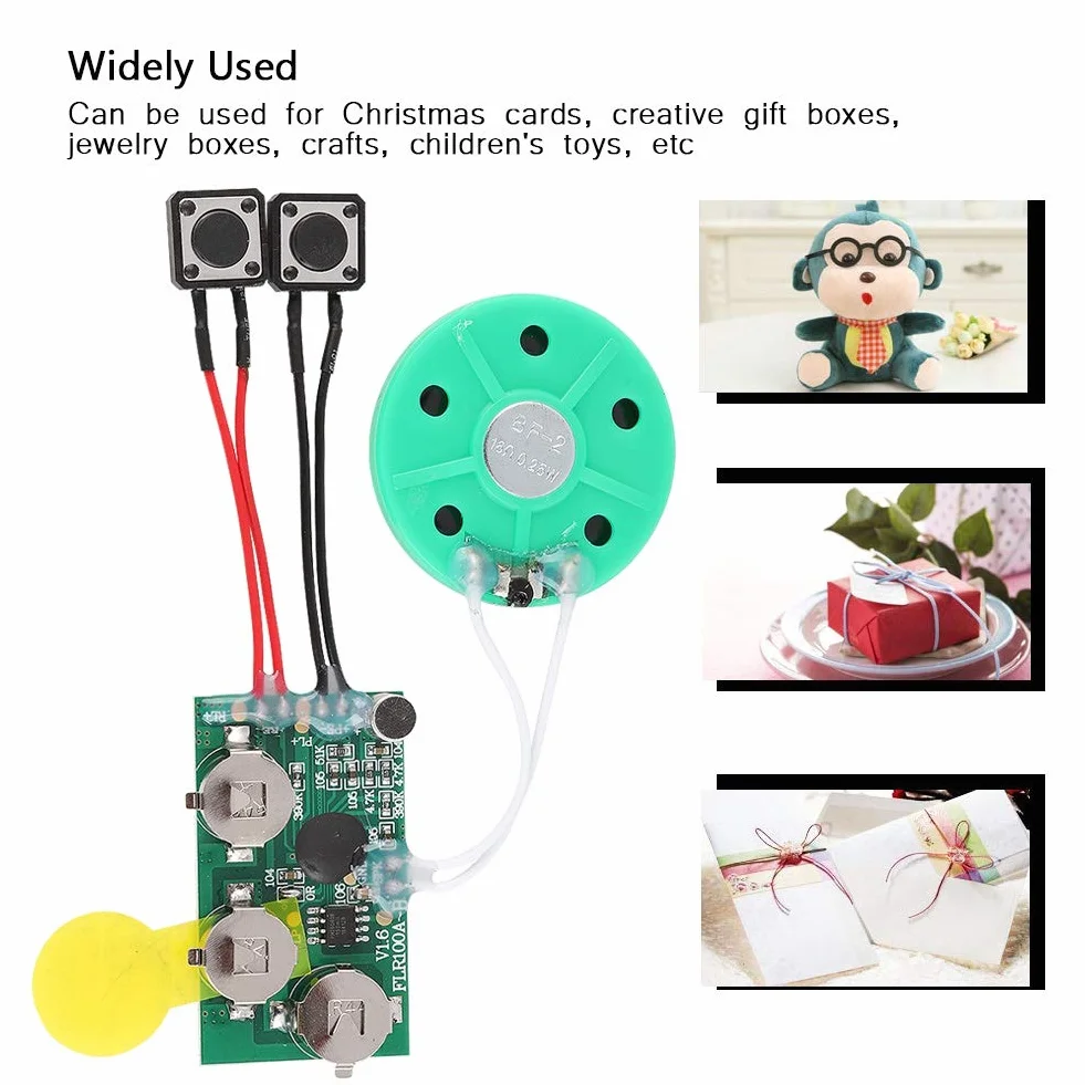 Tonysa Odbierana kartka z życzeniami Sound Chip moduł zrób to sam karta głosowa
