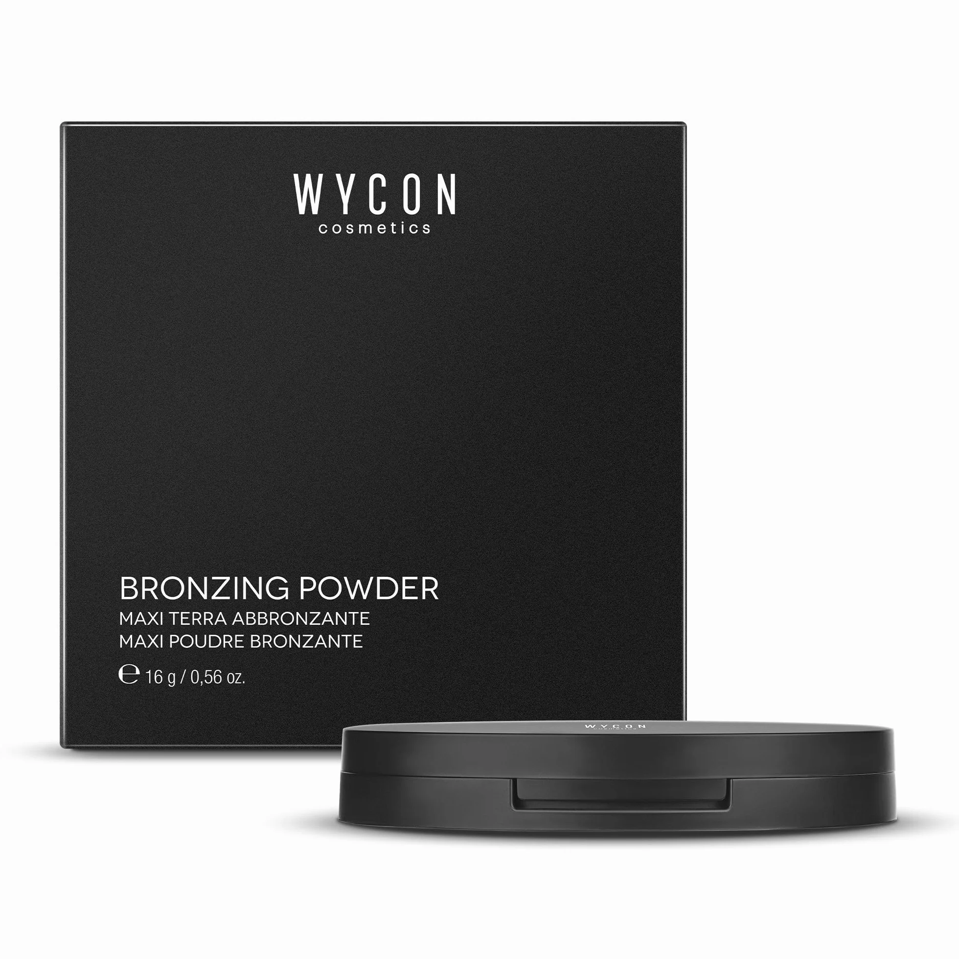 WYCON cosmetics BRONZING POWDER Maxi opalacz kompaktowy do rzeźbienia twarzy (103 ciemne)
