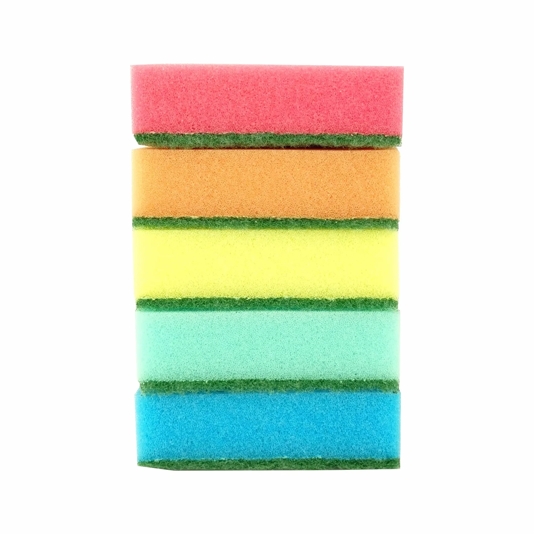 IDEA HOME Zestaw 5 Dużych Gąbek Kuchennych XXL Dwustronne Gąbki do Naczyń 100x70x30 mm