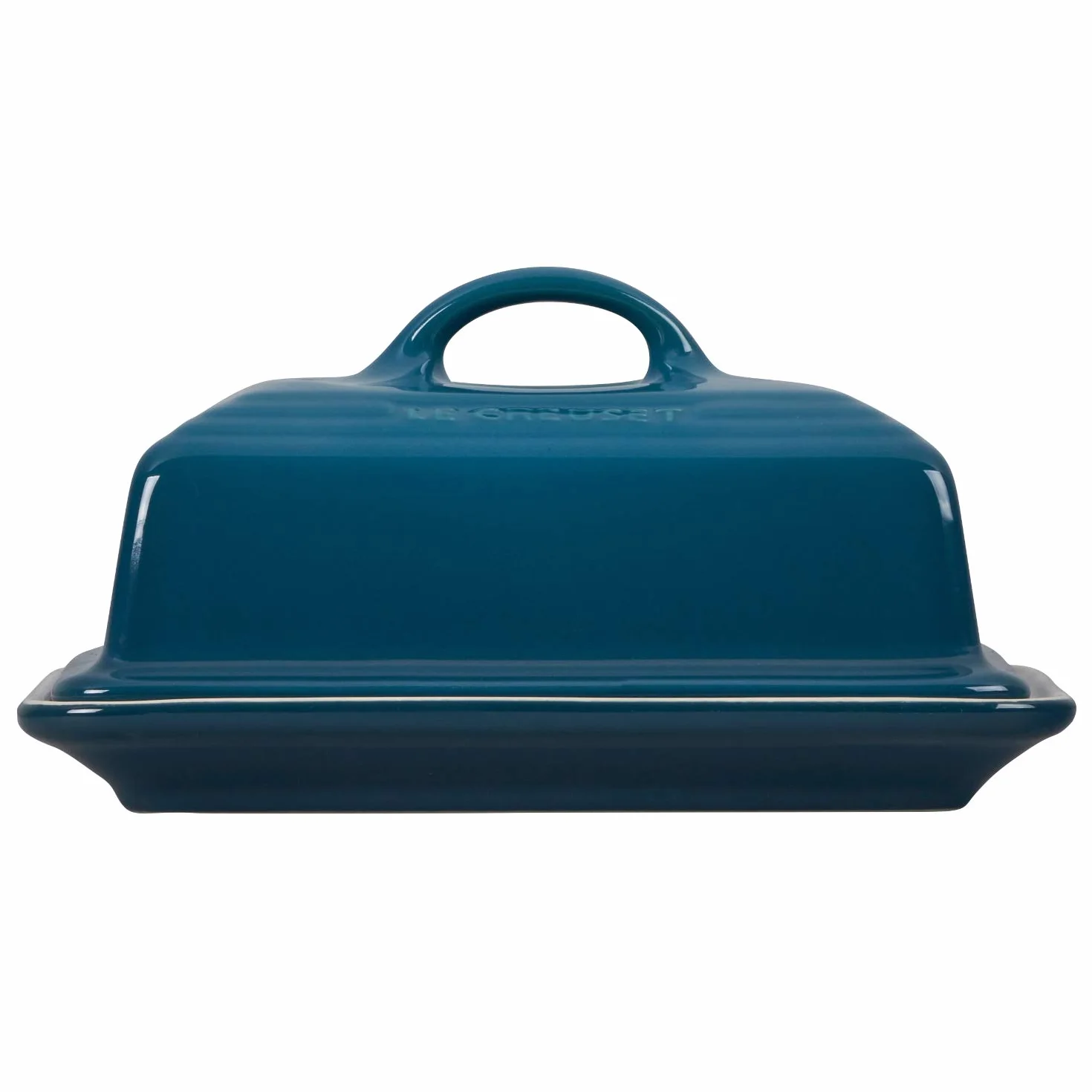 Le Creuset Maselniczka z kamionki 17 cm x 12,7 cm x 8,9 cm głęboki turkusowy