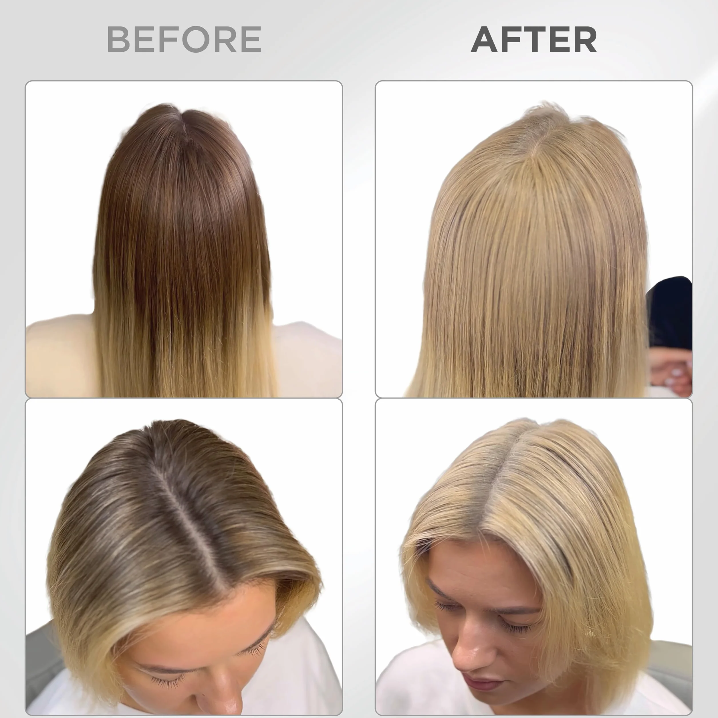 THICK FIBER Root Touch Up Concealer Puder do włosów przerzedzonych, odporny na wodę i pot, zestaw do maskowania wypadających włosów z pędzelkiem (jasny blond)