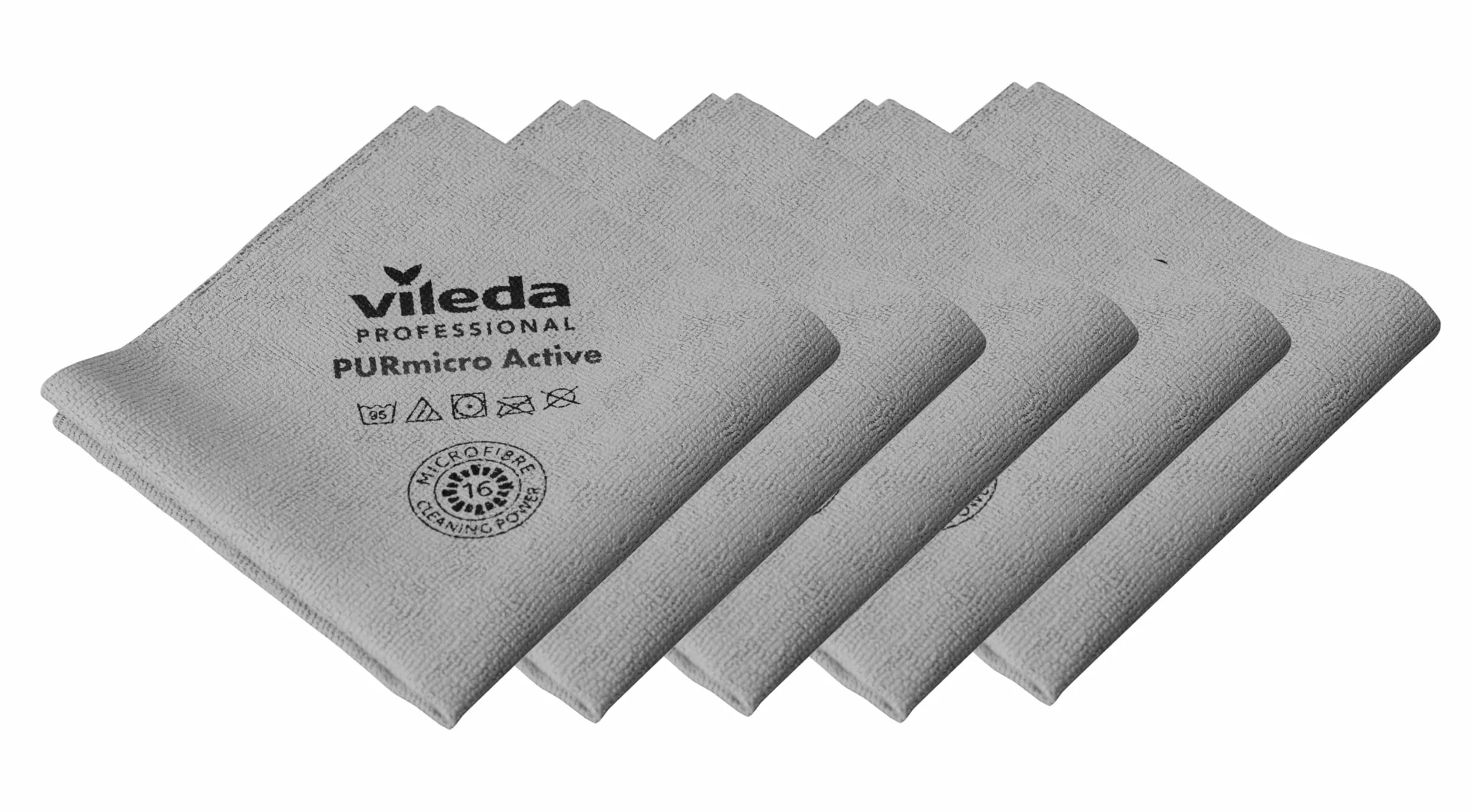Vileda Professional Purmicro Active Bayeta szary 5 szt