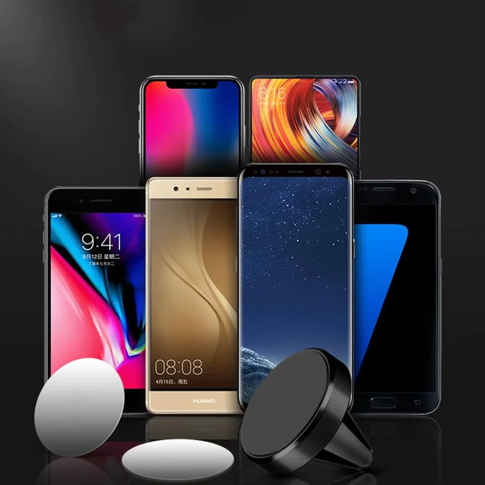 Retoo Magnetyczny uchwyt samochodowy do telefonu komórkowego do wentylacji z mocnymi magnesami Ultra kompaktowy uchwyt samochodowy do telefonu komórkowego obsługiwany jedną ręką