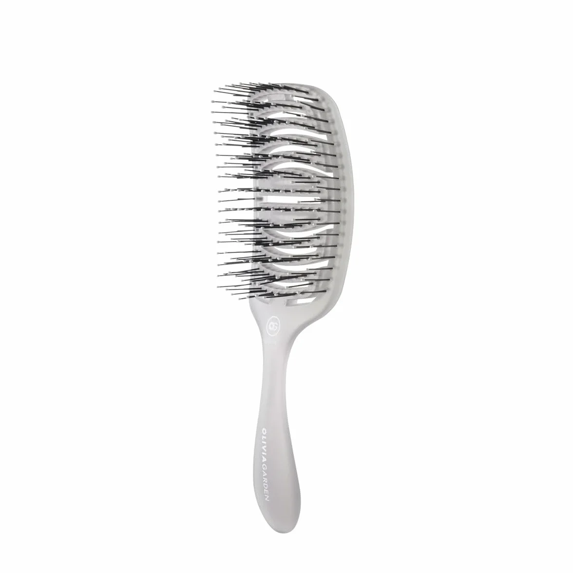 OLIVIA GARDEN Essential Care Flex Medium Hair Bristles Ice Grey