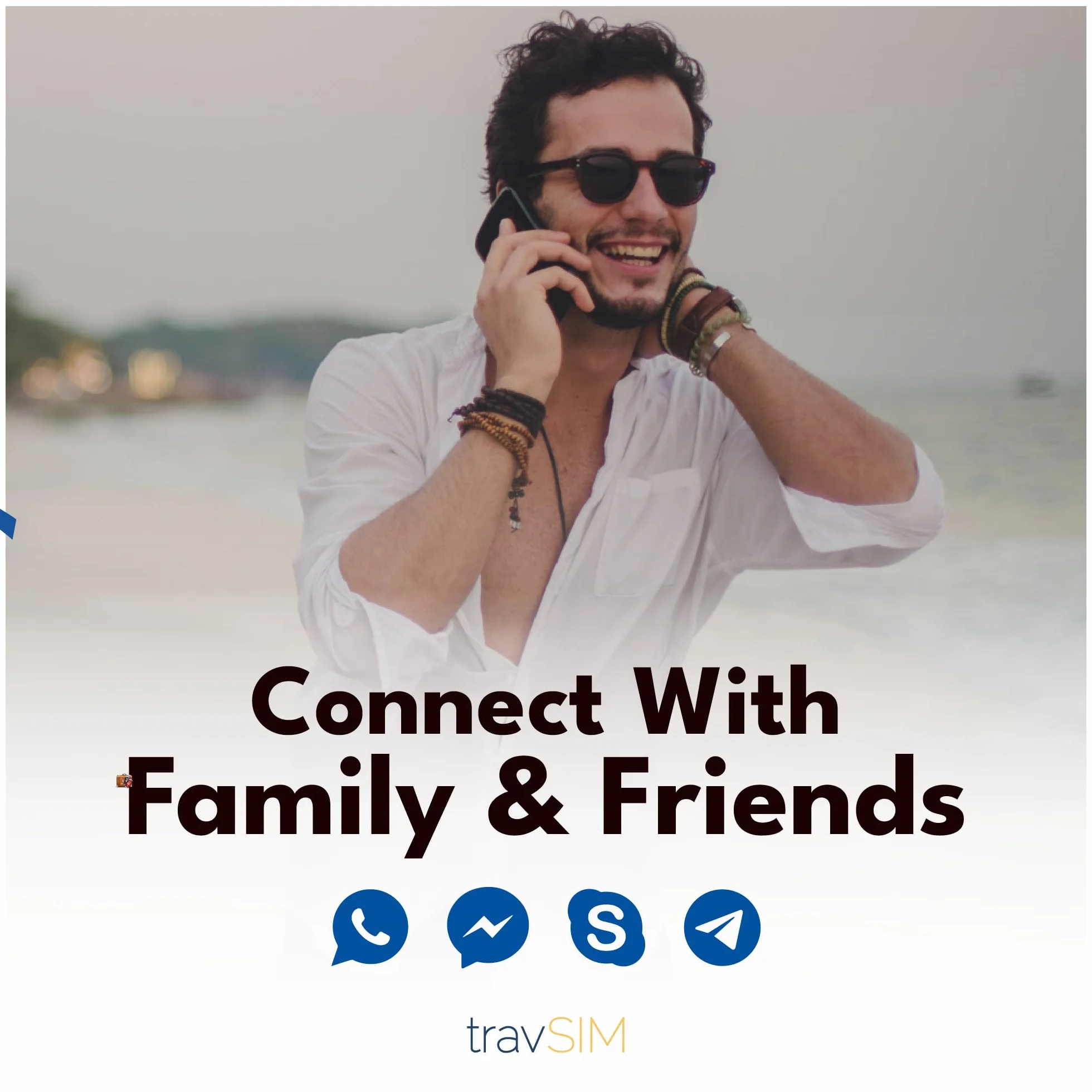 travSIM Karta SIM Caribbean | Sieć Vodafone | 25 GB danych z prędkością 4G/5G | Bezpłatny roaming w ponad 21 krajach na Karaibach | Plan na karcie SIM dla Karaibów jest ważny przez 14 dni