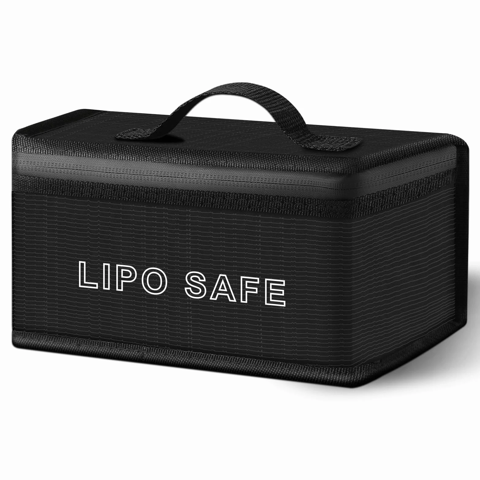 Vicloon Torba na baterie Lipo, ognioodporna torba na baterie, ognioodporne bezpieczne przechowywanie z podwójnym zamkiem i trwała uchwytem, torba ochronna na baterie Lipo do przechowywania, transportu