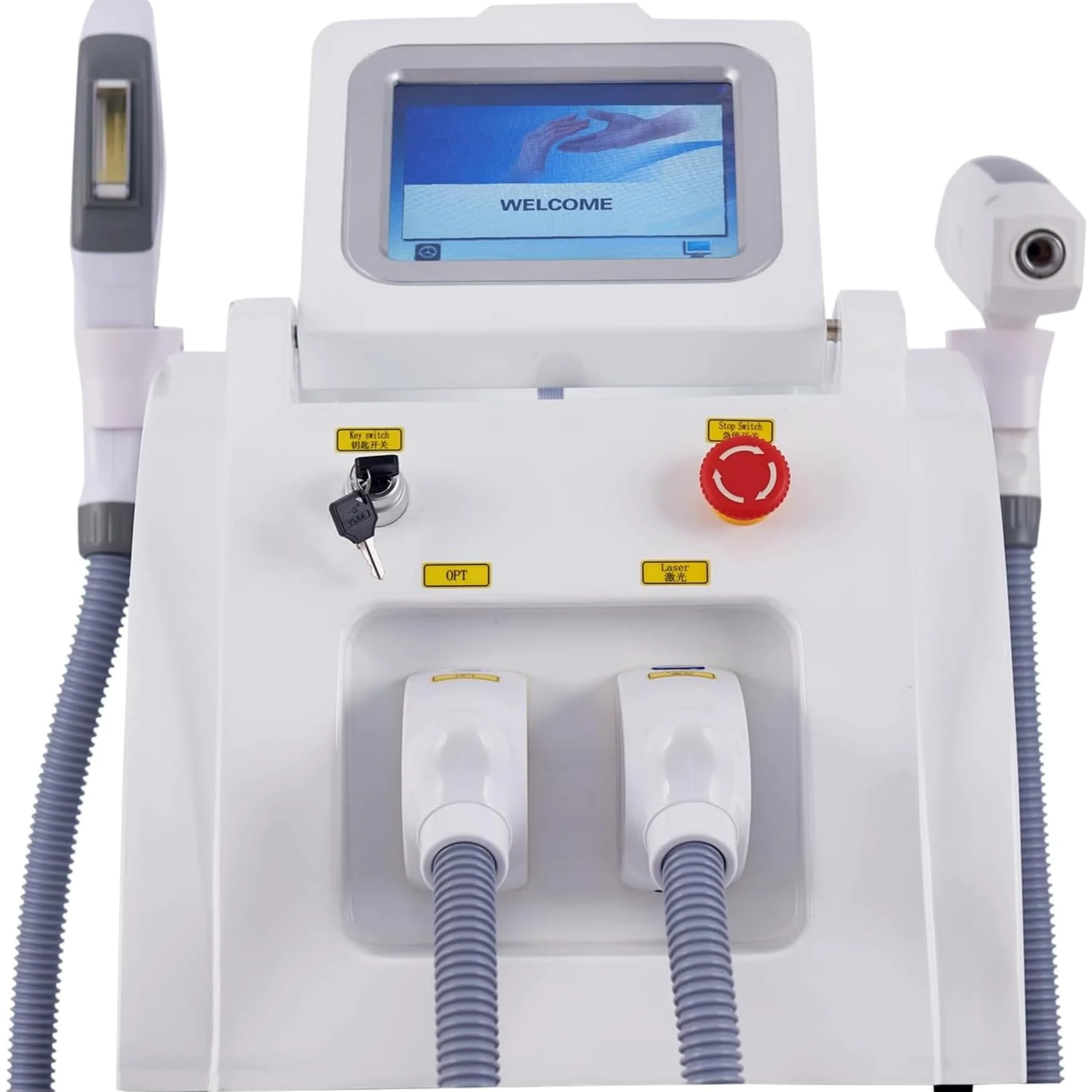 Depilator Laserowy Alexandrite Ice Platinum 2025, 3500W - Bezbolesne Urządzenie do Depilacji Diodowej dla Kobiet i Mężczyzn, Do Użytku Domowego (Kolor Czarny)
