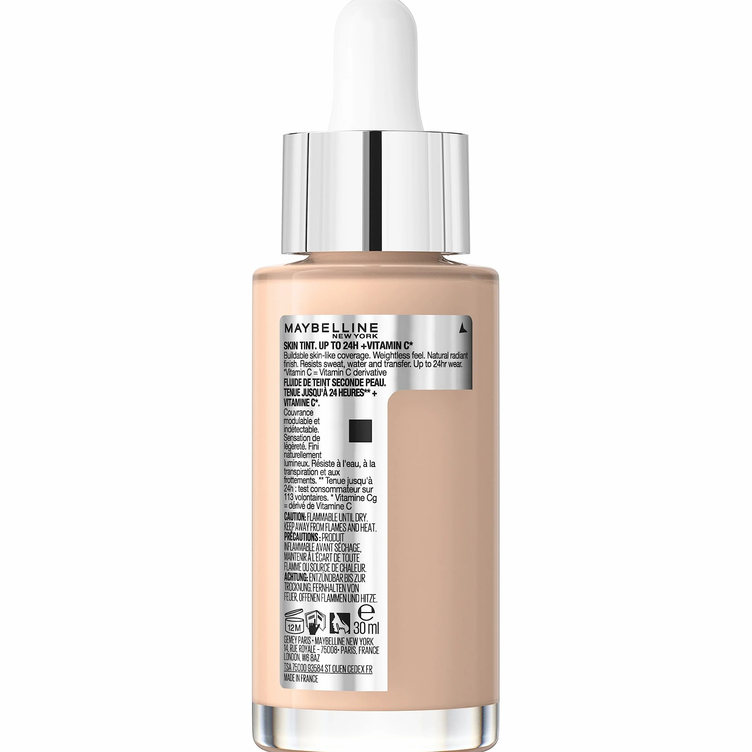 Maybelline New York SUPER STAY 24H SKIN TINT 6.5 długotrwały podkład rozświetlający