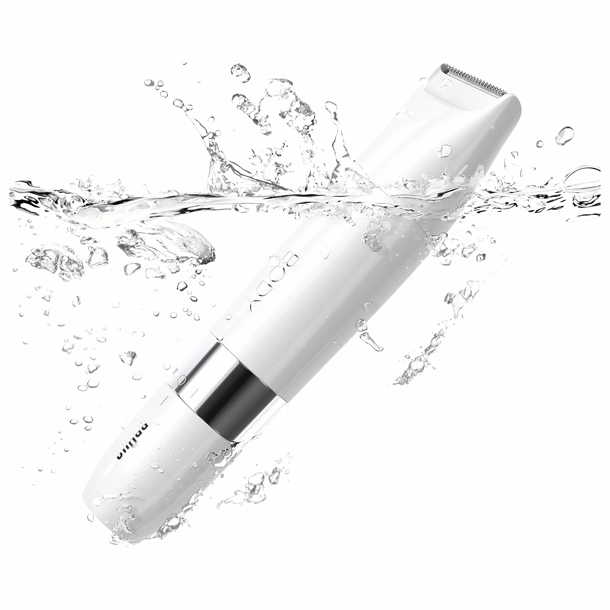 Braun Unix Body Golarka do ciała, Mini Depilator dla kobiet i mężczyzn z grzebieniem do przycinania, precyzyjna depilacja dla angielskich, pach, klatki piersiowej, suchych i mokrych zastosowań,