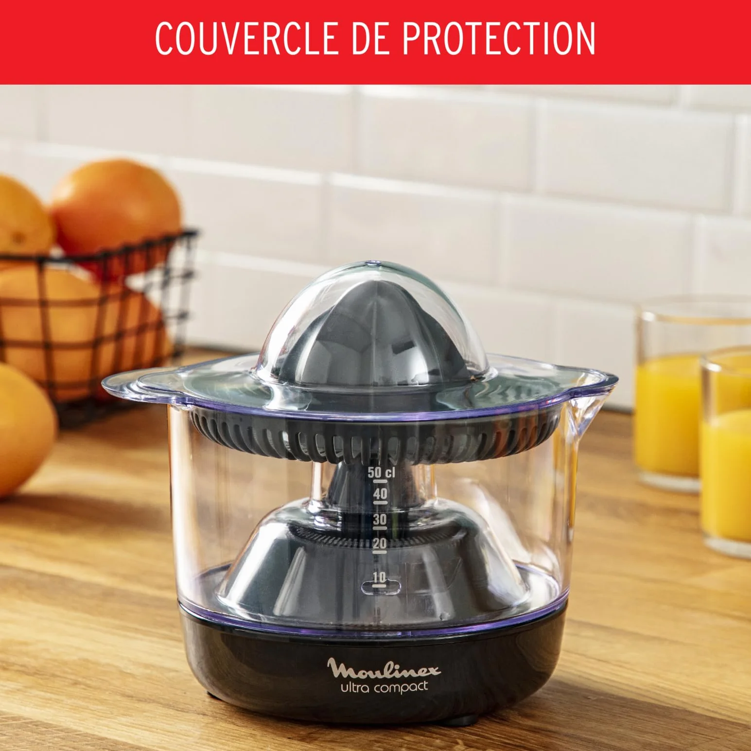 Moulinex PC1208 Ultra Compact elektryczna sokowirówka 450 ml 25 W czarna