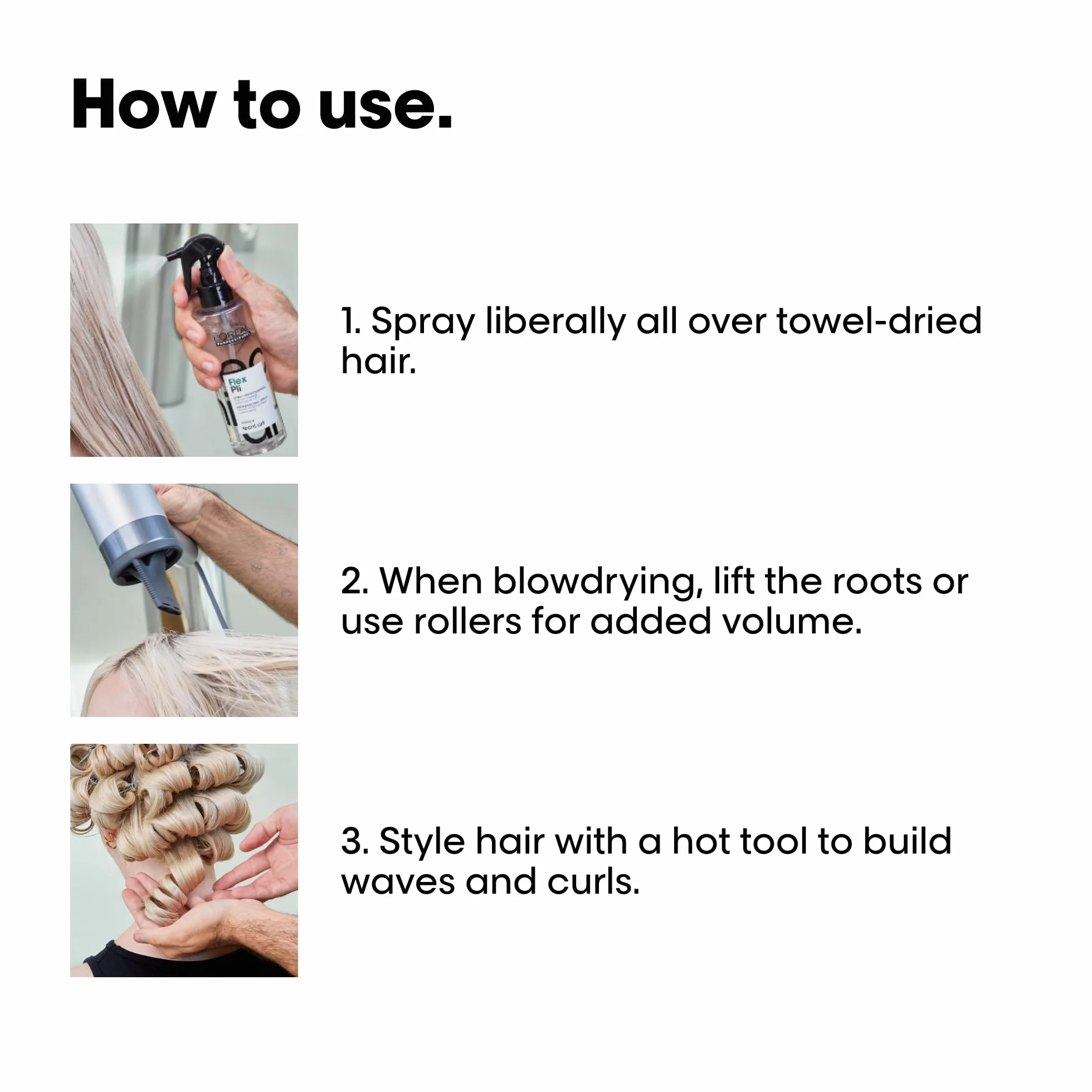 L'Oréal Professionnel | TECNI.ART | Pli | Heat Activated Styling Spray | 190 ml