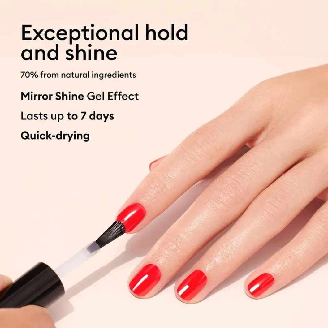 Manucurist, Top Coat Sunshine Green, top vegański, 9-Free, do 69% składników biologicznych, wyprodukowano we Francji, butelka 15 ml