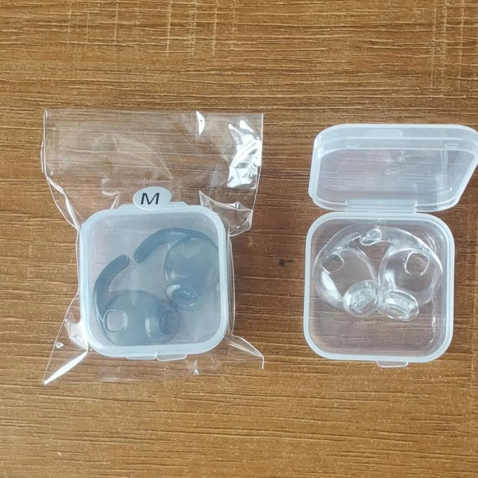 1 para silikonowych etui ochronnych do AirPods 4 ultra cienkie słuchawki wymienne etui ochronne na końcówki douszne akcesoria