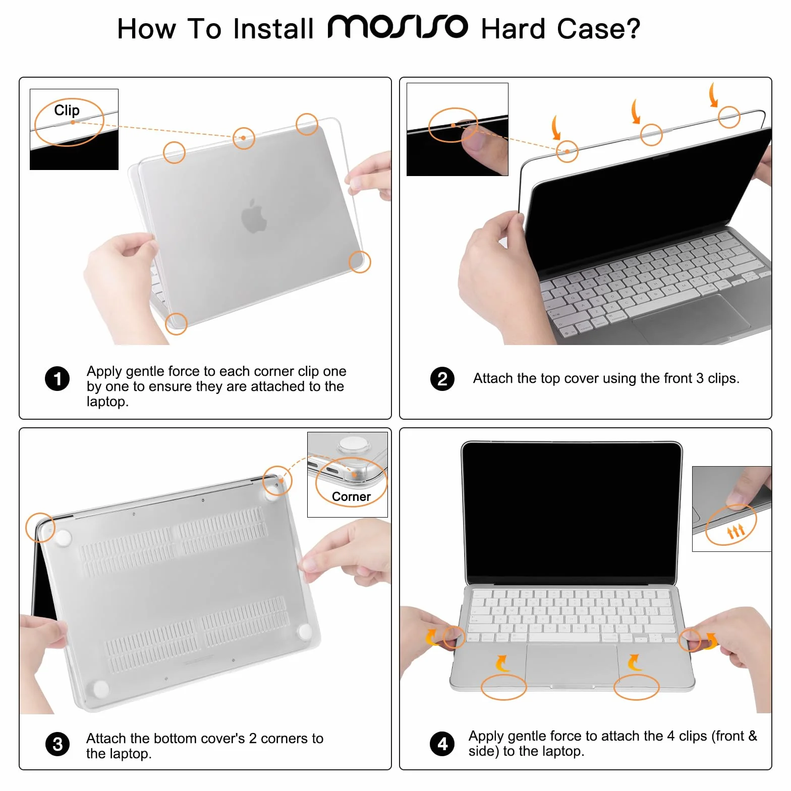 MOSISO Etui kompatybilne z MacBook Neo 33.0 cm z 2026 r., model A3404 z chipem A18 Pro, odporna na zarysowania twarda obudowa ochronna, krystalicznie czysta
