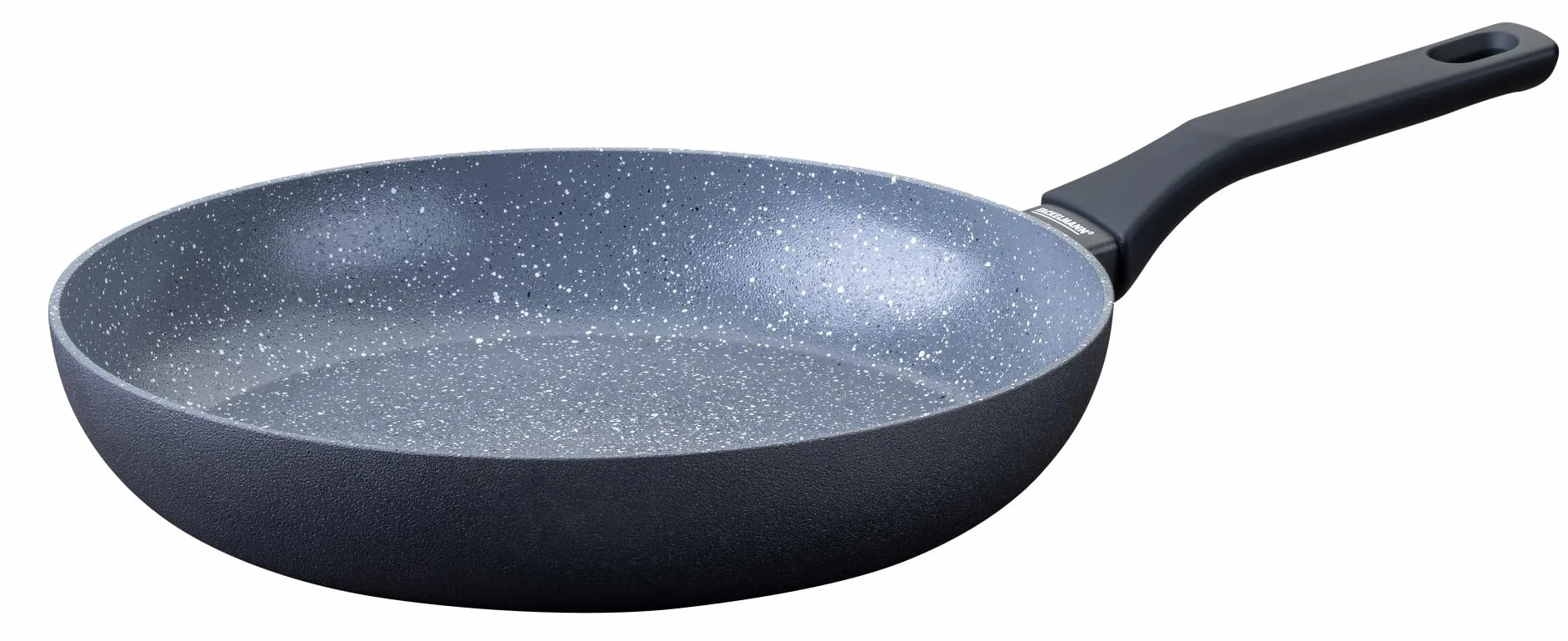Fackelmann Patelnia Cosmo 32 cm z tłoczonego aluminium powłoka ceramiczna Excilon bez PFAS uchwyt Soft-Touch