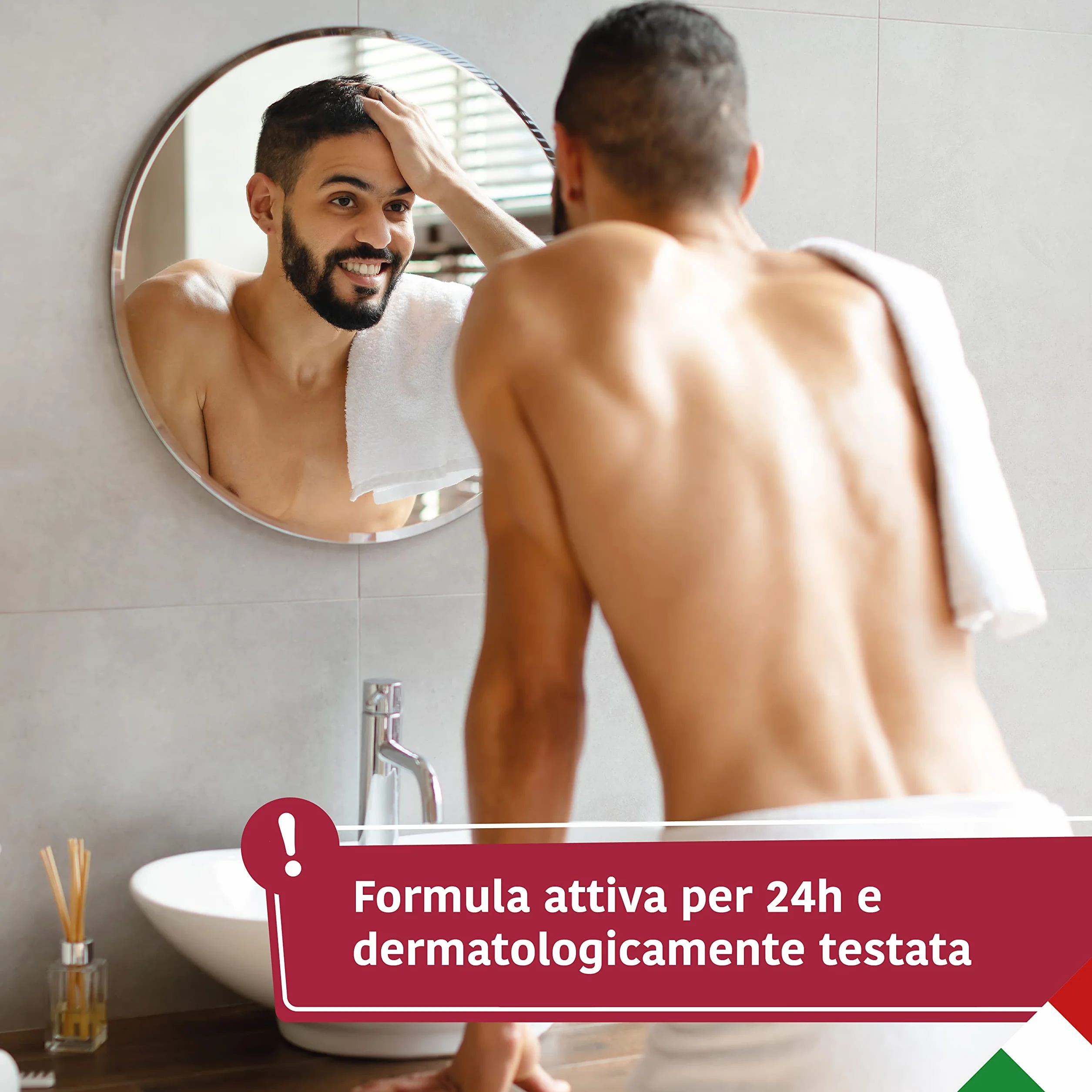 EVIN HOMME | 24 Dezodoranty Męskie Spray, Imbir i Labdano, Trwałość 24h, 150 ml