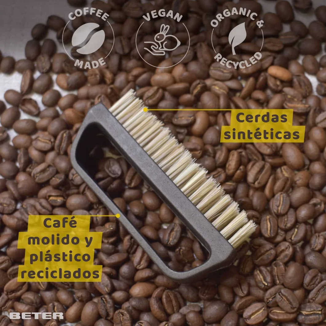 Beter - Szczotka do paznokci, elbaorado z tworzywa sztucznego z recyklingu - model Coffee O'clock