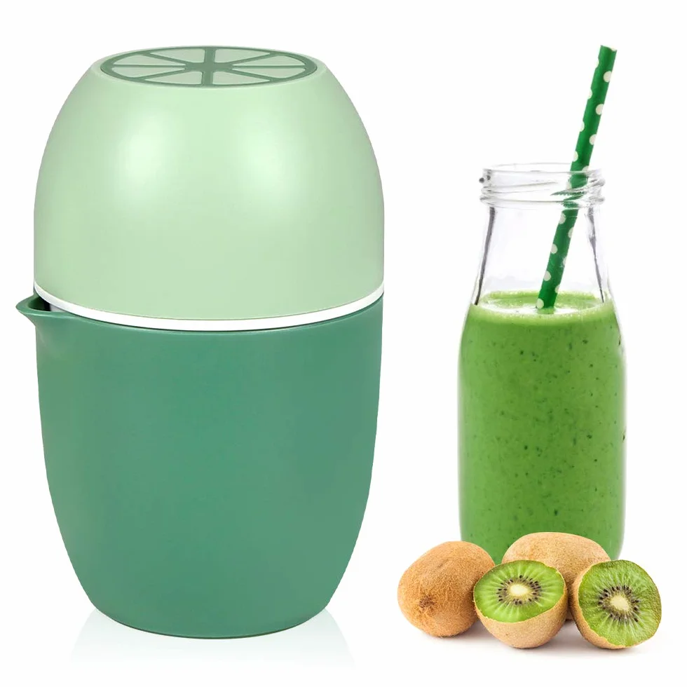 Wishstar wyciskarka do cytrusów, ręczna wyciskarka do soku w kształcie cytryny, wyciskarka do limonek, wyciskarka do owoców cytrusowych z dwoma możliwościami tłoczenia, praska do owoców na cytryny