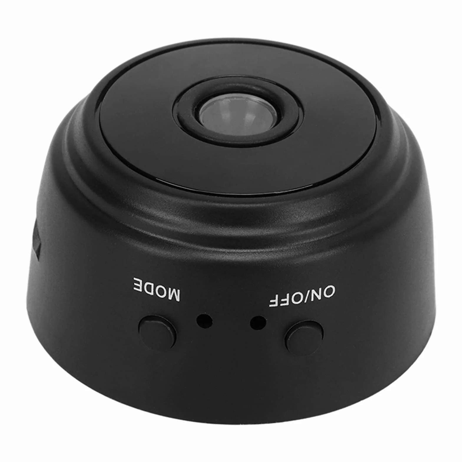 TOPINCN Bezprzewodowa kamera HD, mini bezprzewodowa kamera WiFi z magnetyczną tylną obudową do biura (czarna)