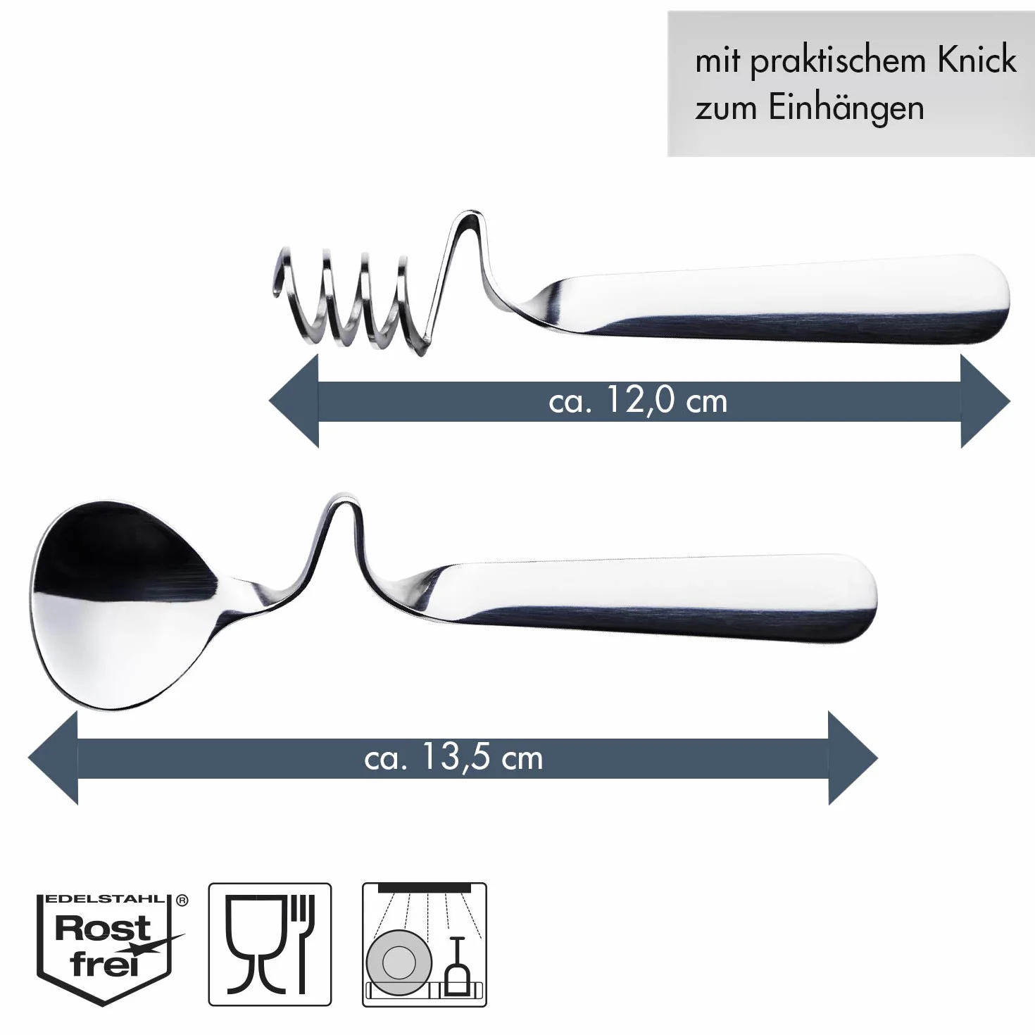 Zestaw łyżek do miodu i marmolady CHG 9593-00 13,5 cm 14 cm