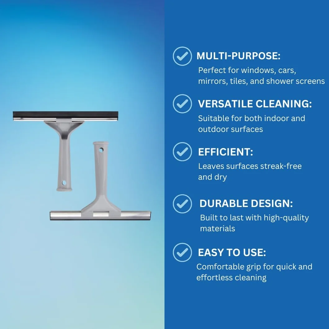 Elliott Ściągaczka do Okien 20 cm Aluminiowa Gumowa Ergonomiczny Uchwyt