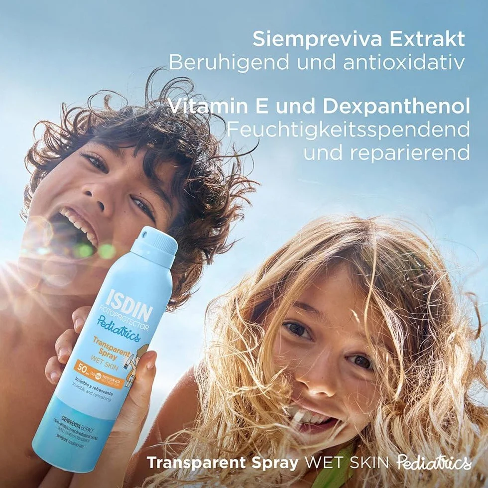 ISDIN Fotoprotector Pediatrics Wet Skin Spr.SPF 50, 250 ml Rozwiązanie