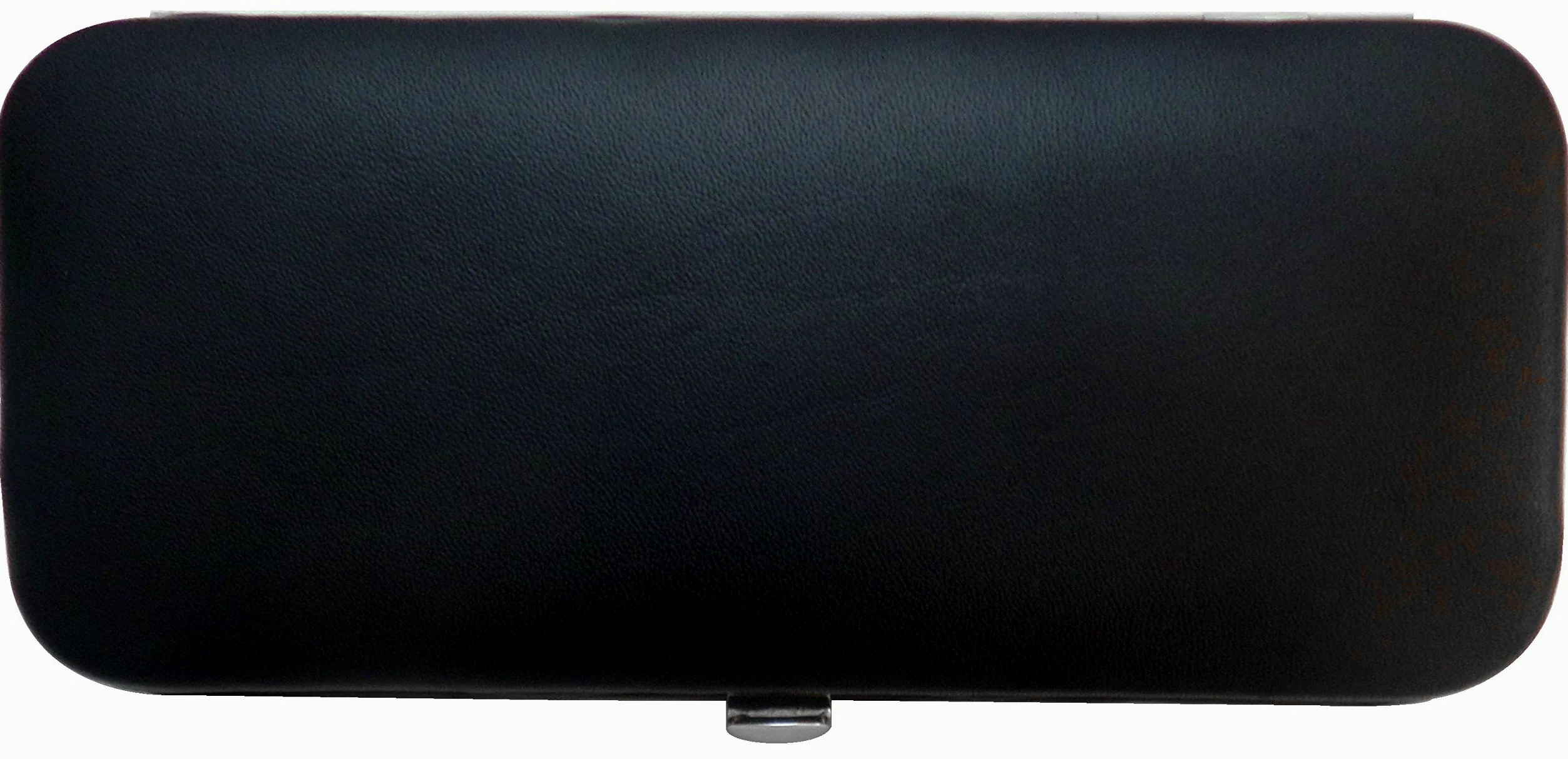 Tenartis 325 5-częściowy zestaw etui do manicure z prawdziwej skóry - czarny nappa