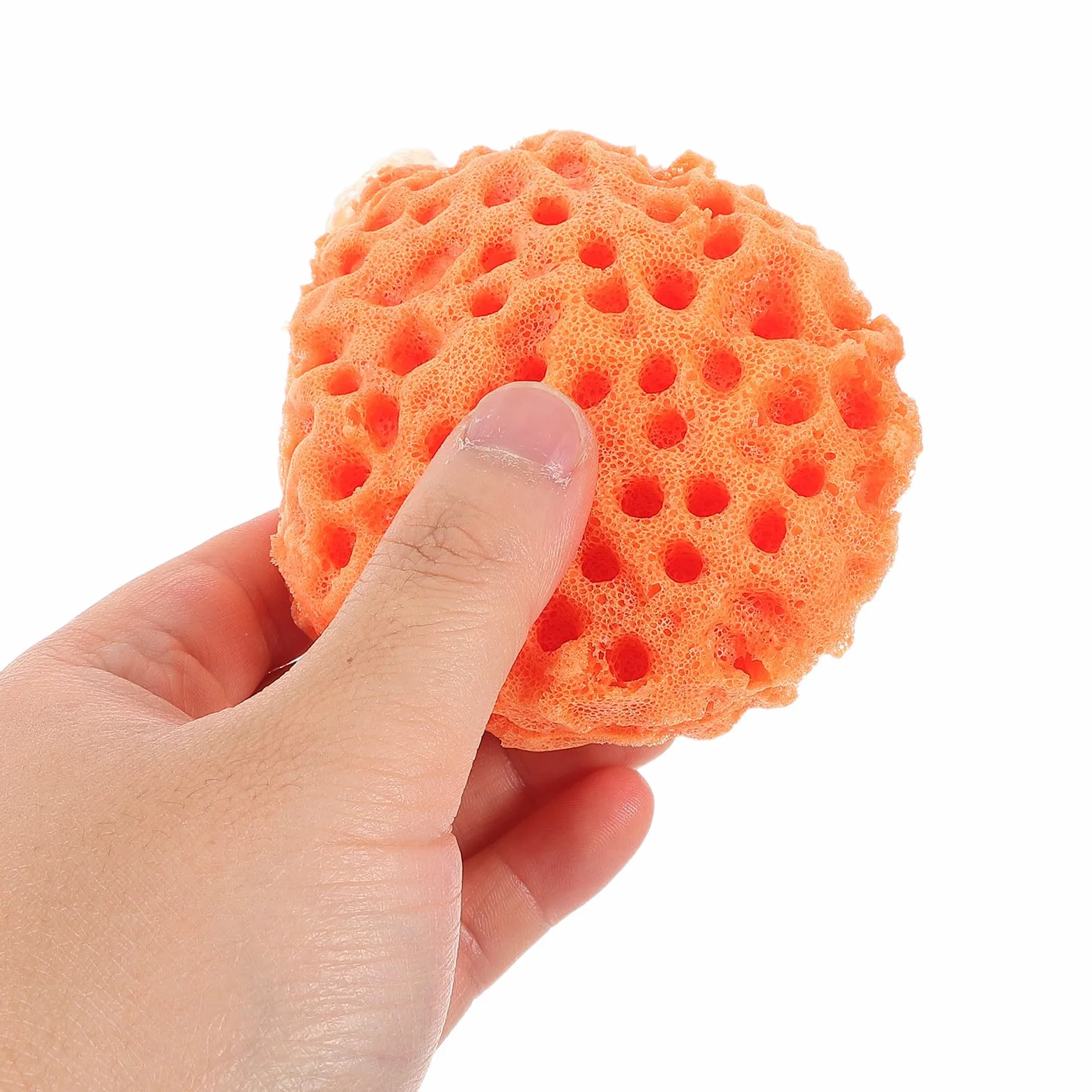 minkissy 36 Szt. Szt Wielokrotnego Użytku Gąbek Do Kąpieli z Miodową Strukturą Miodu Peelingujący Myjka Do Ciała z Zawieszką Gąbkowy Scrubber dla Skóry Gładkiej i Odświeżonej