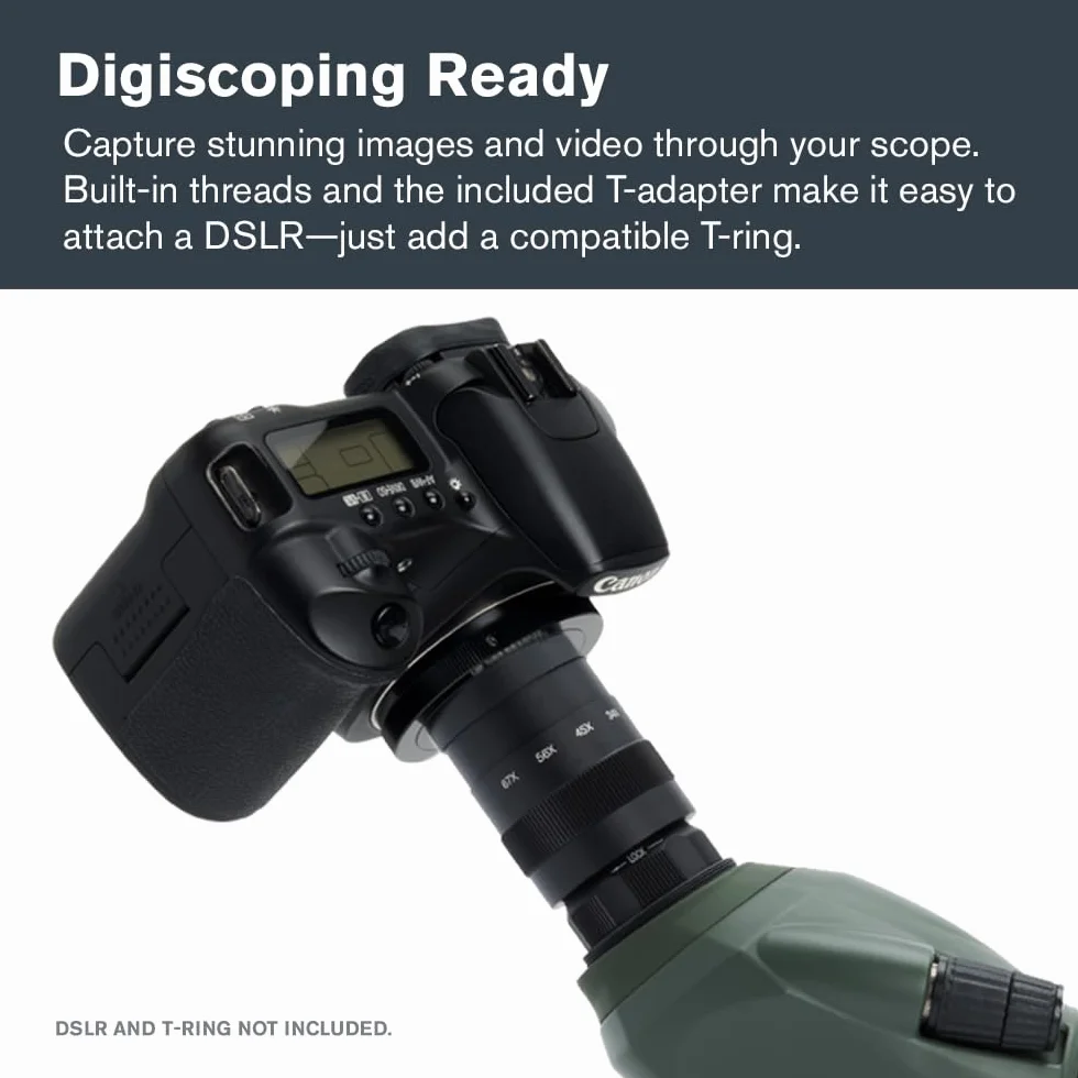 Celestron 52305 Regal M2 80ED Spotting Scope Telescope, Green