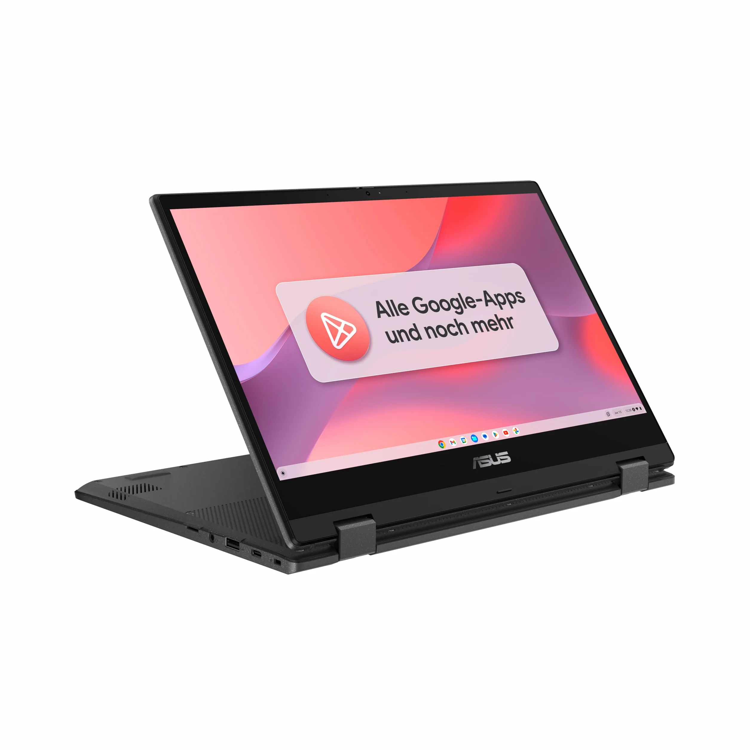 ASUS Chromebook Flip CM1 laptop | 14" Full HD 16:9 IPS Touch Display | MediaTek Kompanio 510 | 8 GB RAM | 128 GB eMMC | ARM G52 MC2 | ChromeOS | klawiatura QWERTZ | Gravity Grey
