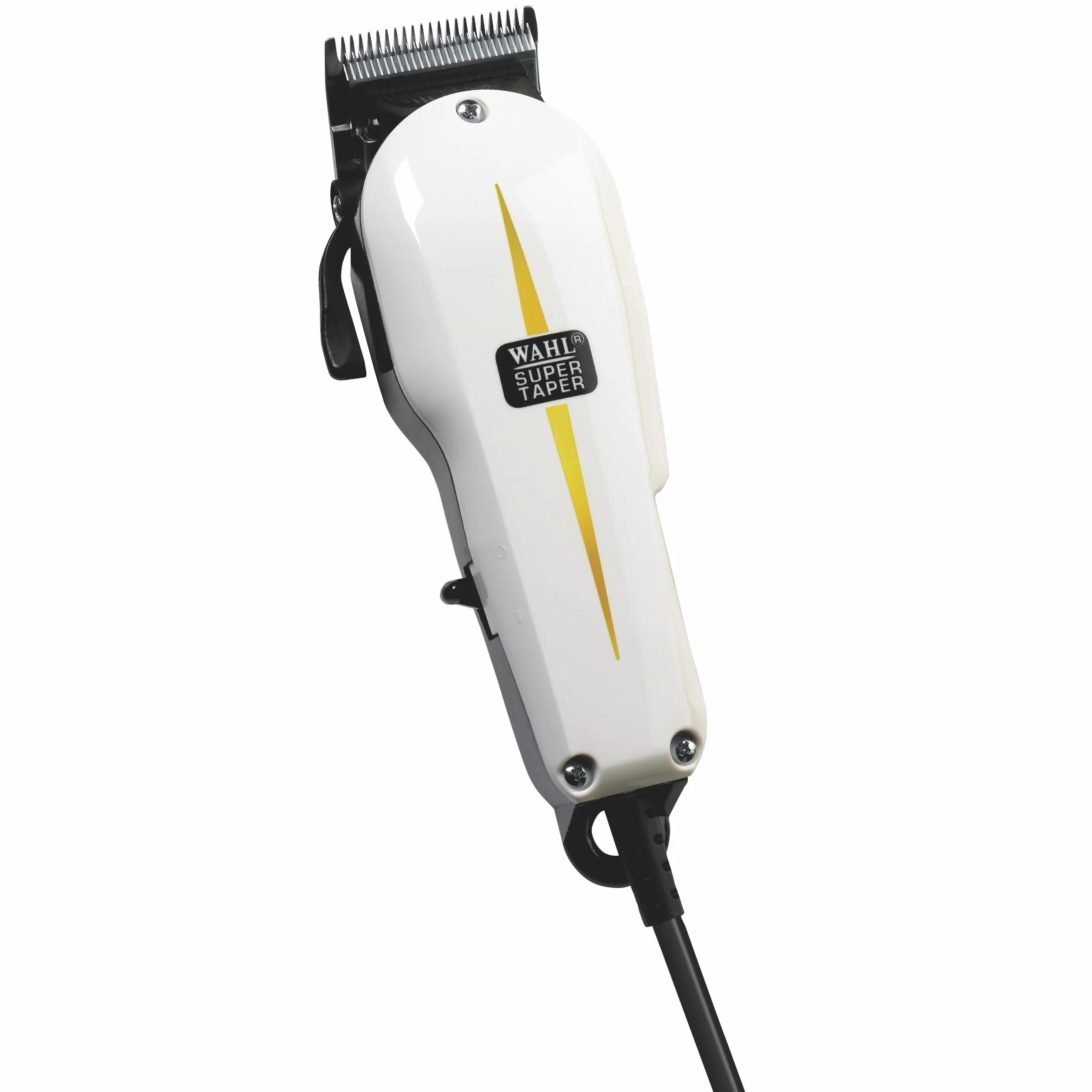Wahl Super Taper - Professional Mains Hair Clipper - do usuwania luzem i zwężaniem się, czarno -białe